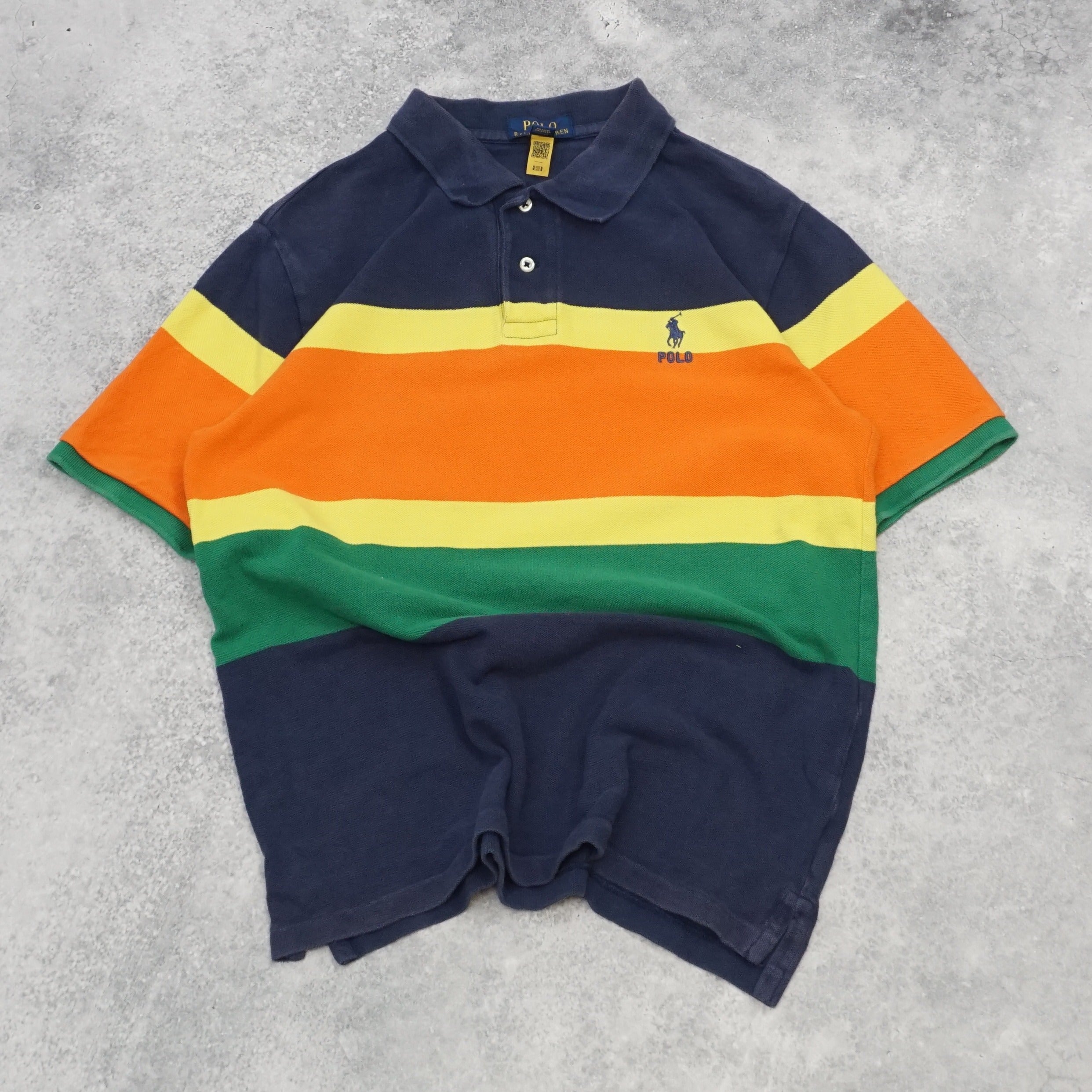 2000s Polo Ralph Lauren Stripes Colorful Polo