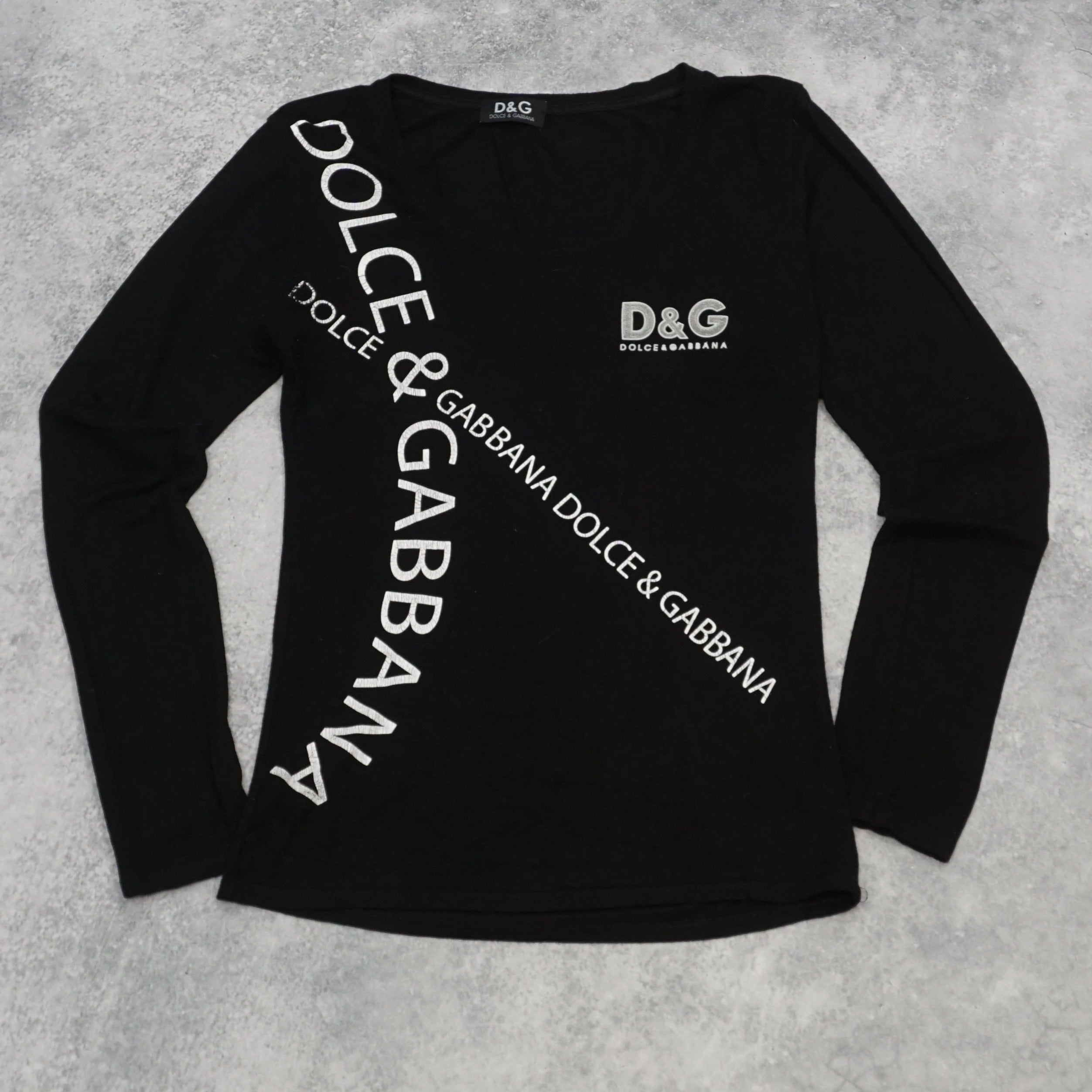 Dolce & Gabbana Logo Graphic Top