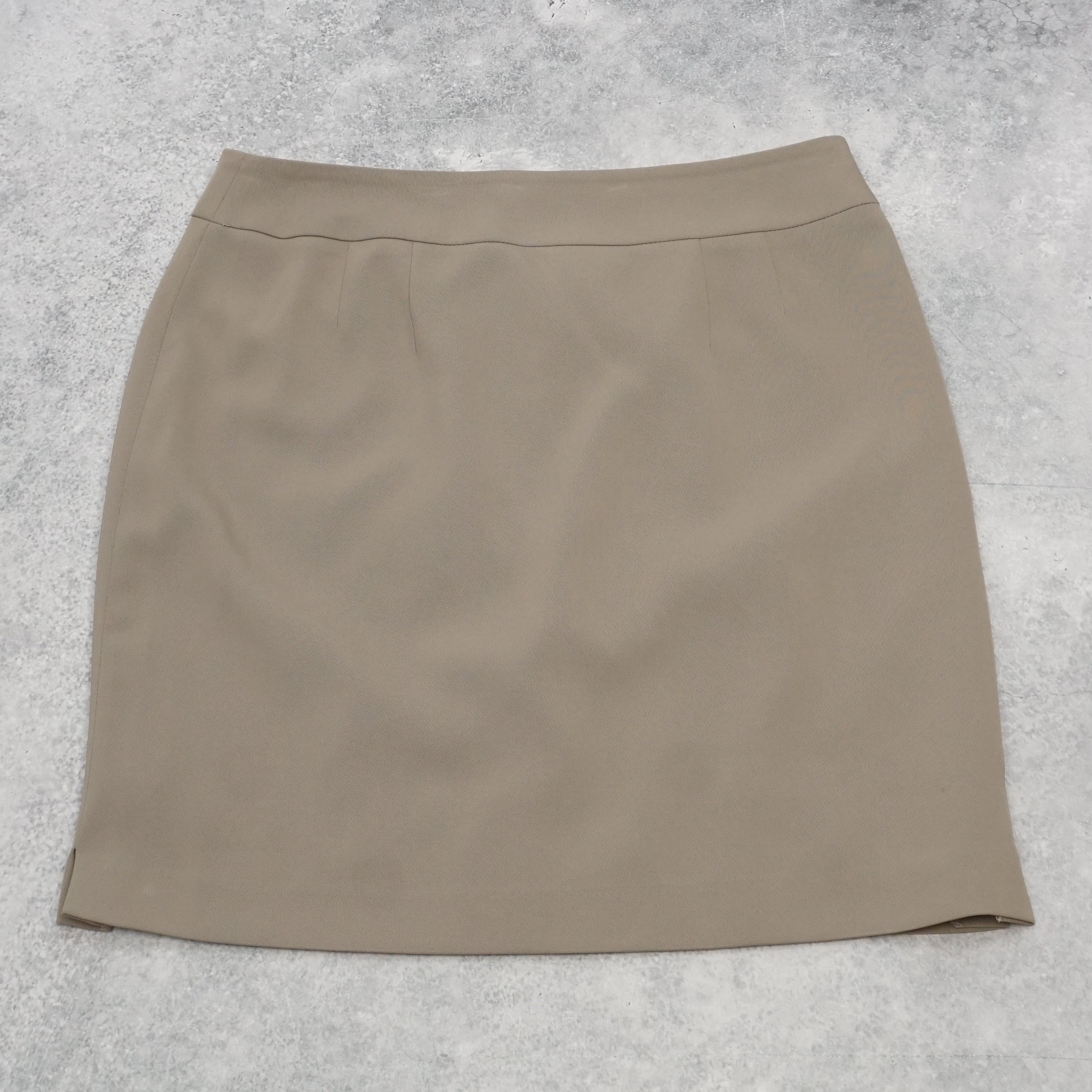 90s Bongardi Tailored Beige Mini Skirt