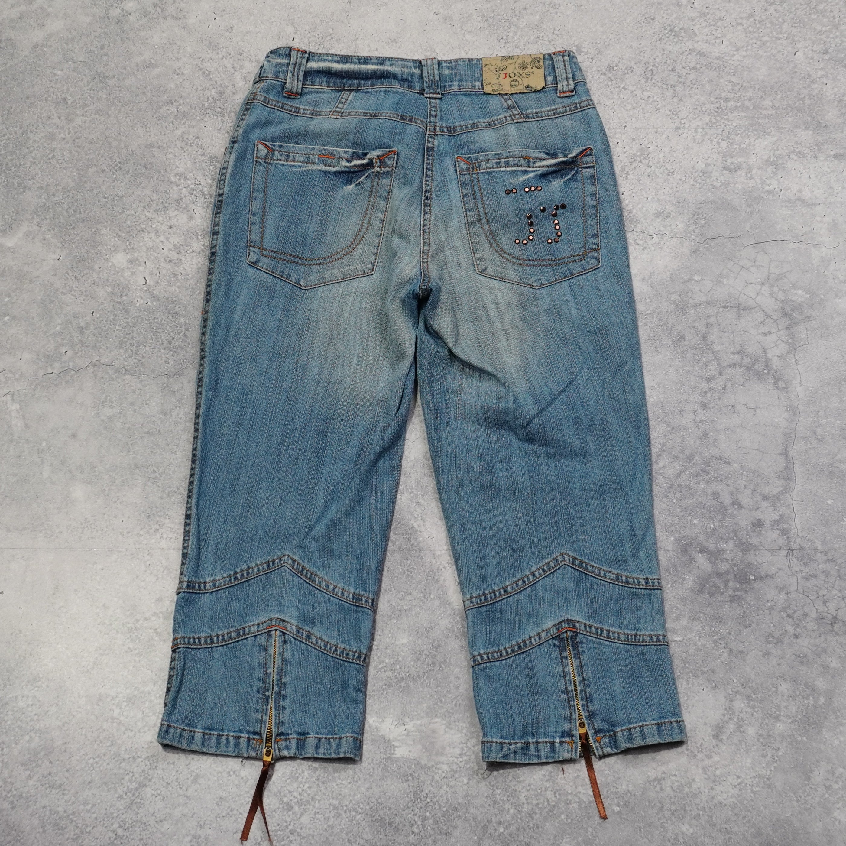 2000s Jox's Embellished Capri Jeans