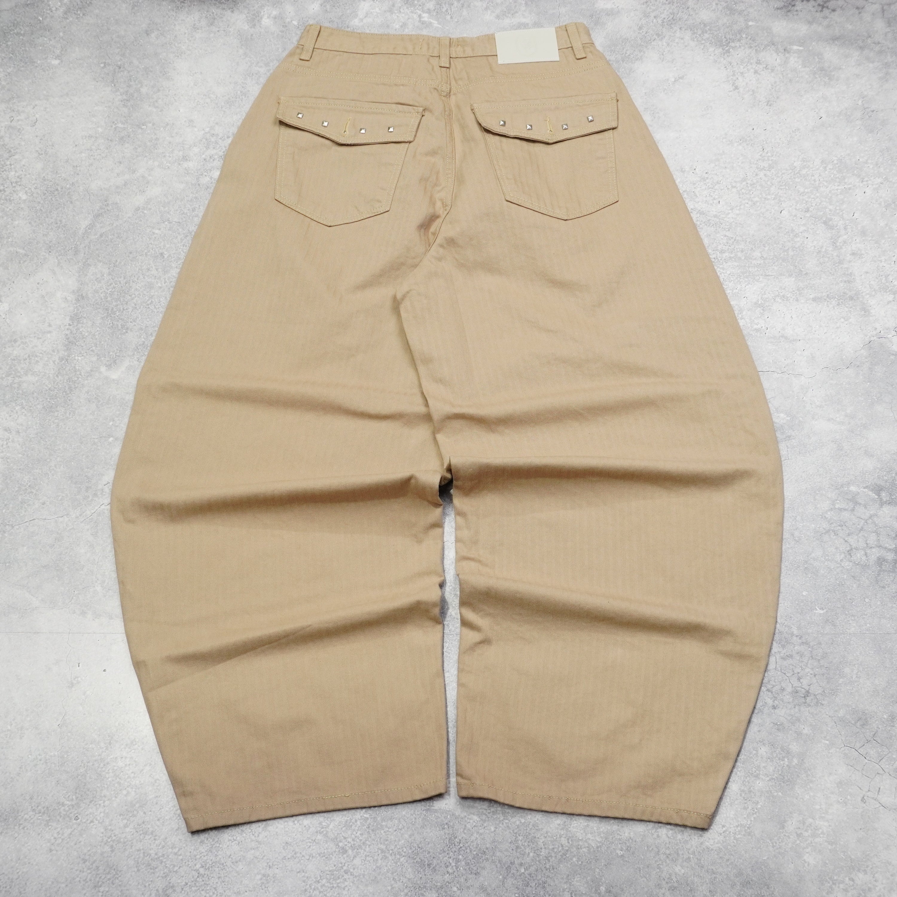 Develop Wide Leg Studded Pants