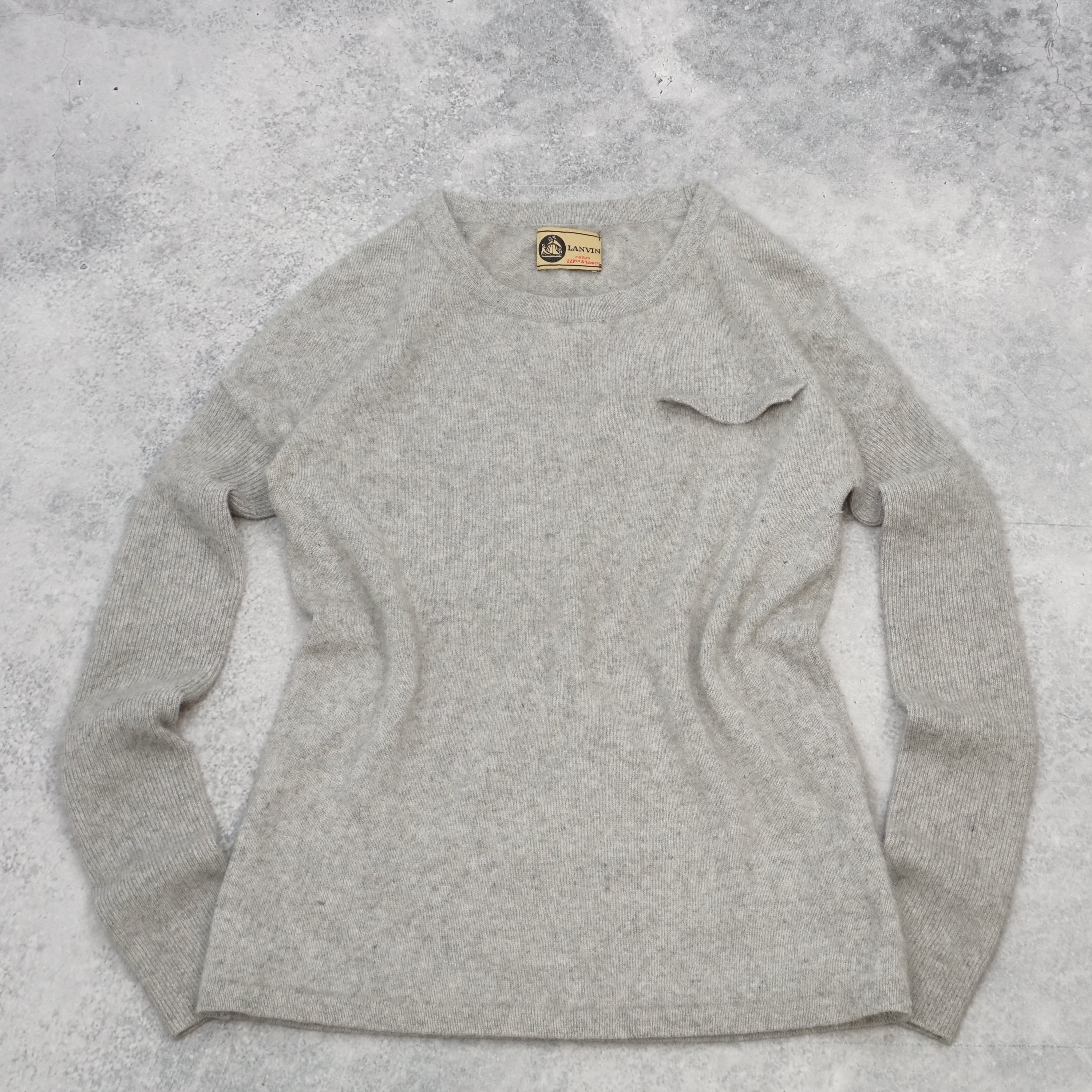 Lanvin Paris Velvet Mink Sweater Sweater