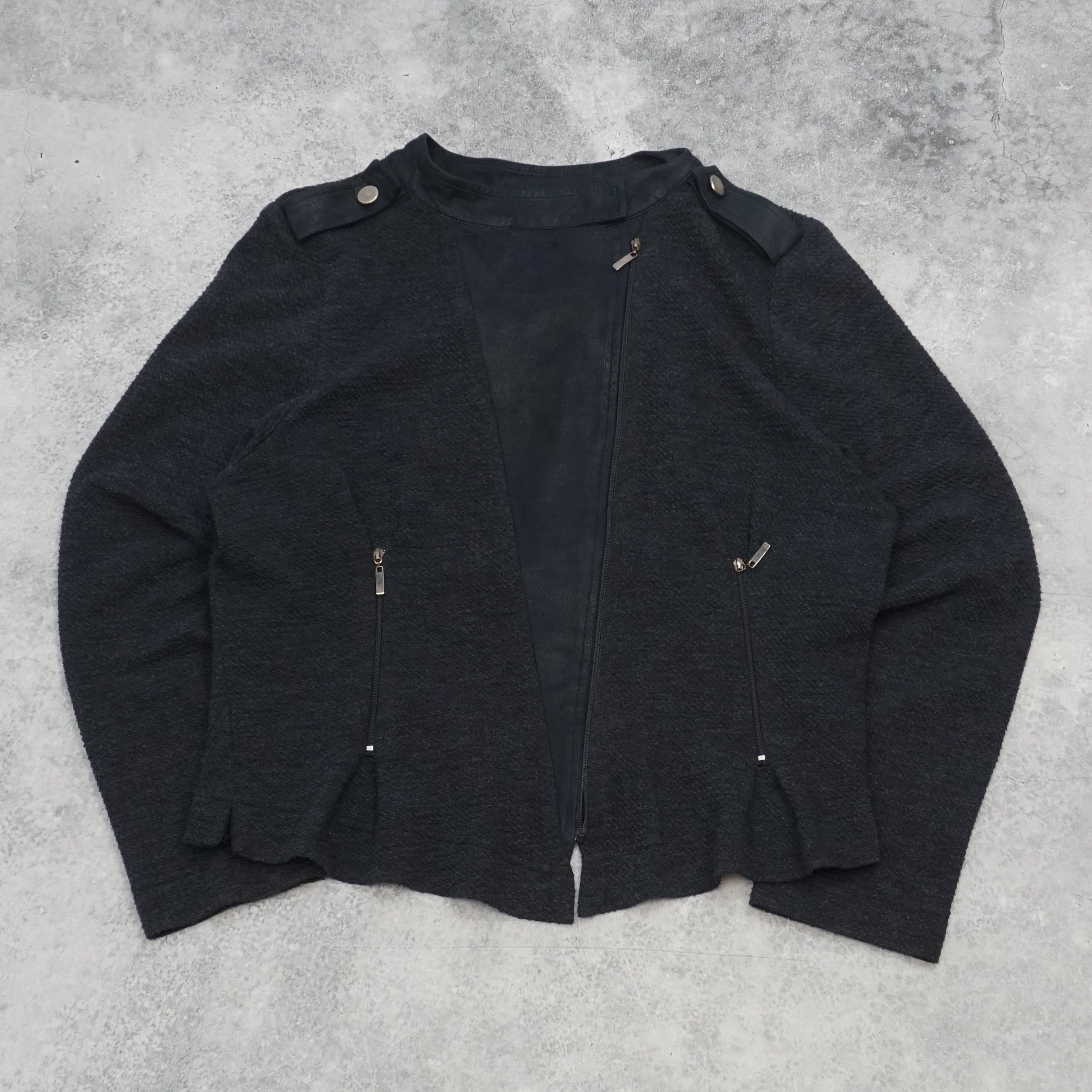 leather  Zip Up
