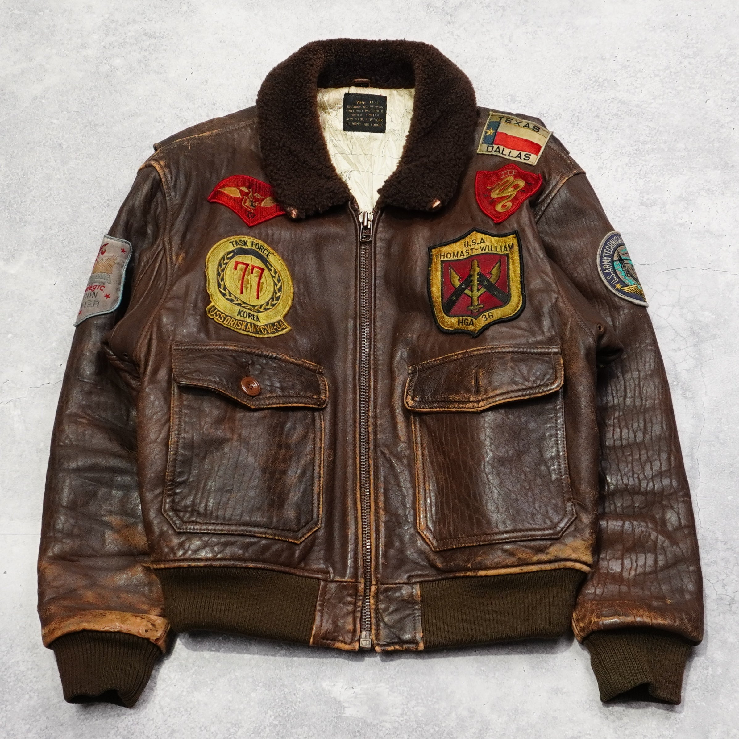 2000s Avirex Type G-1 Leather Jacket