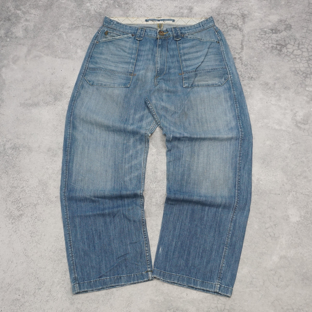 2000s No. 67 Baggy Utility Jeans