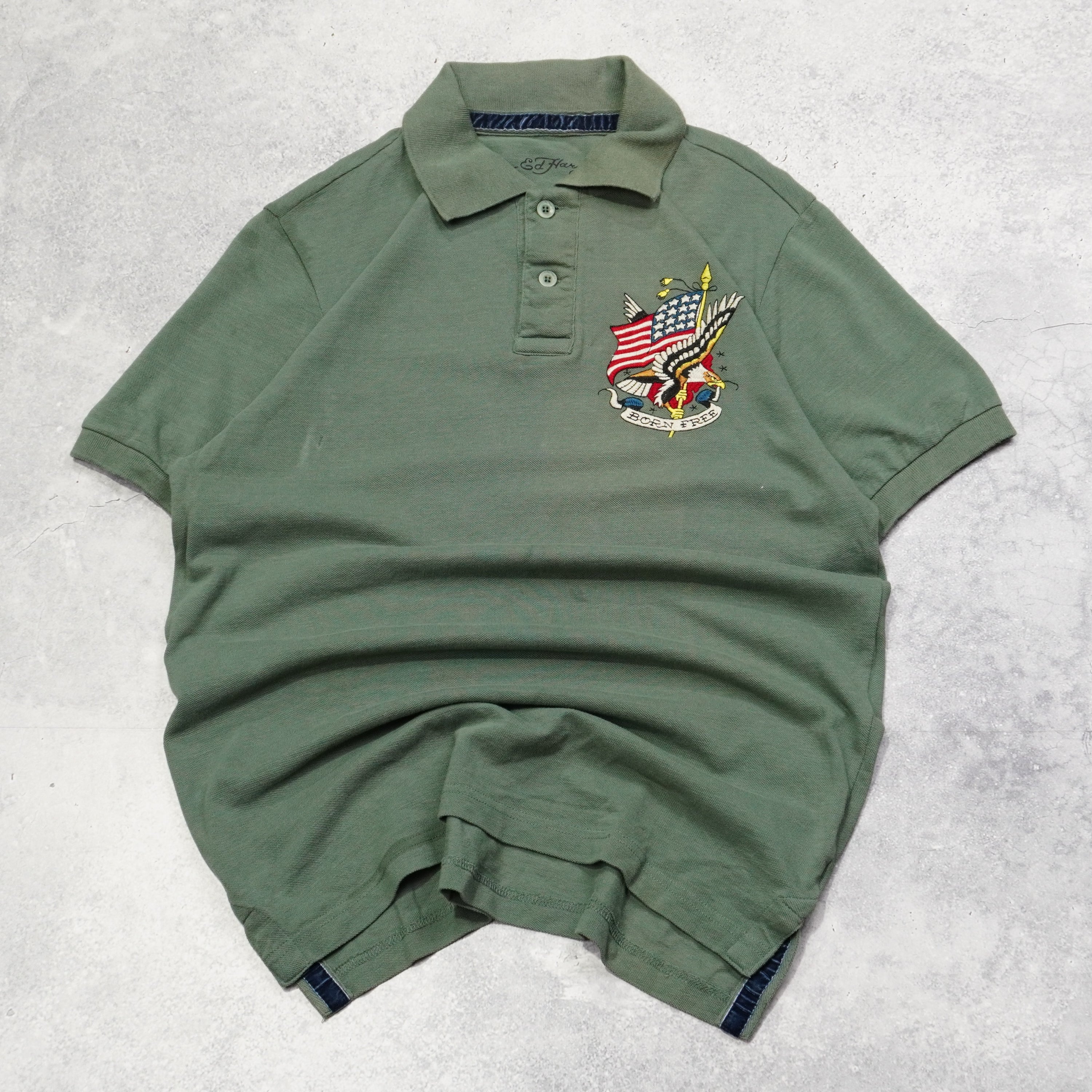 Ed Hardy Eagle Graphic Polo