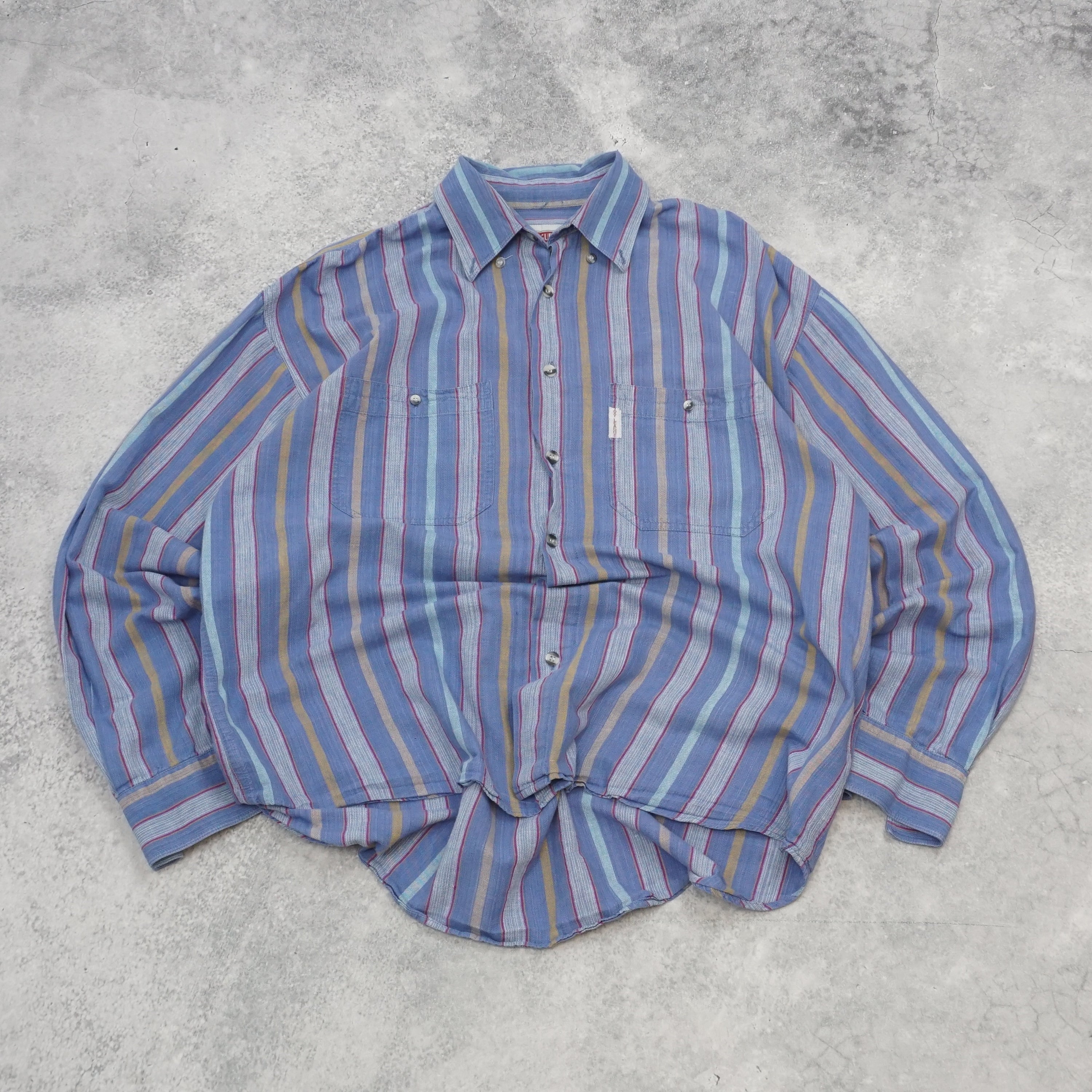 90s Ivy League Striped Shirt