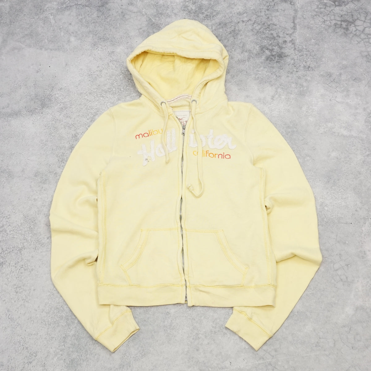 2000s Hollister Malibu Zip Up Hoodie