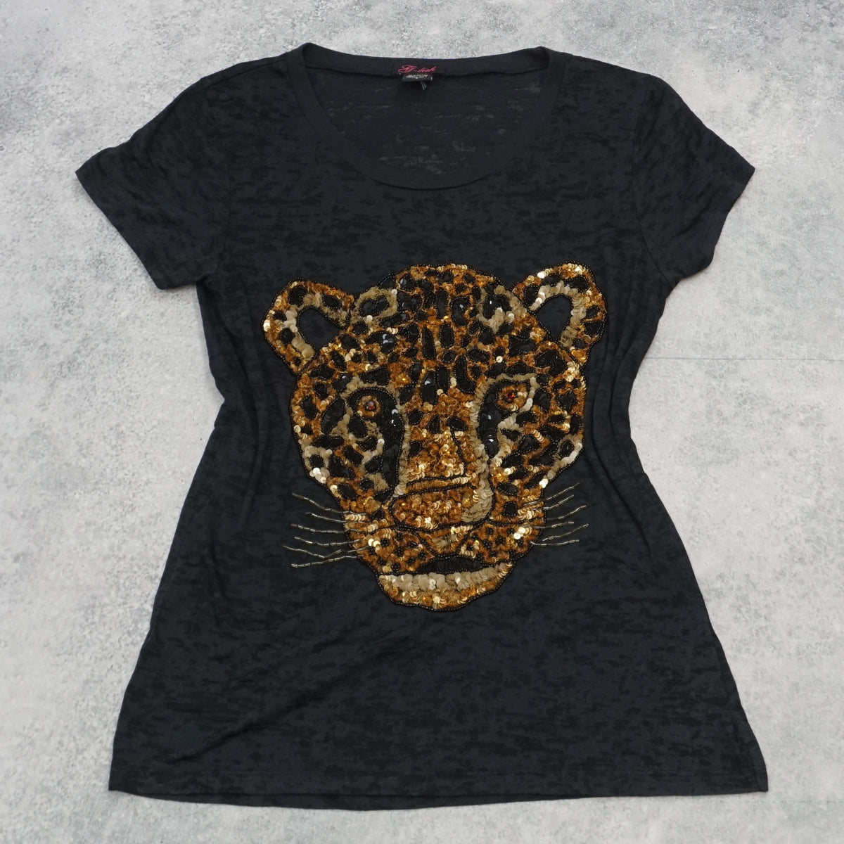 G-lish Leopard Sequin T-Shirt