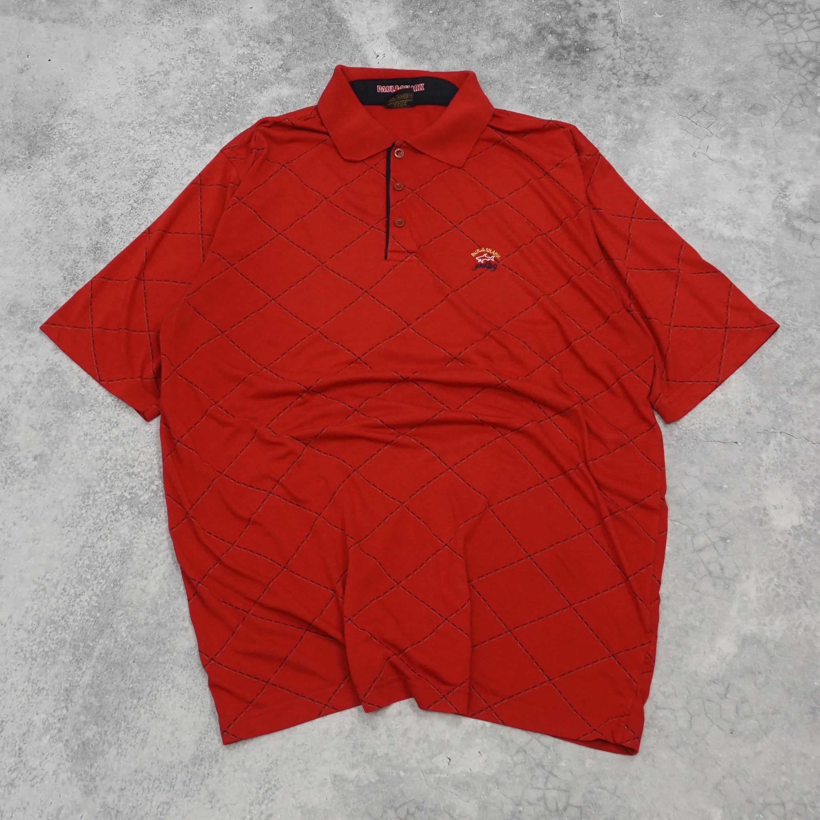 Paul & Shark Diamond Patterned Polo