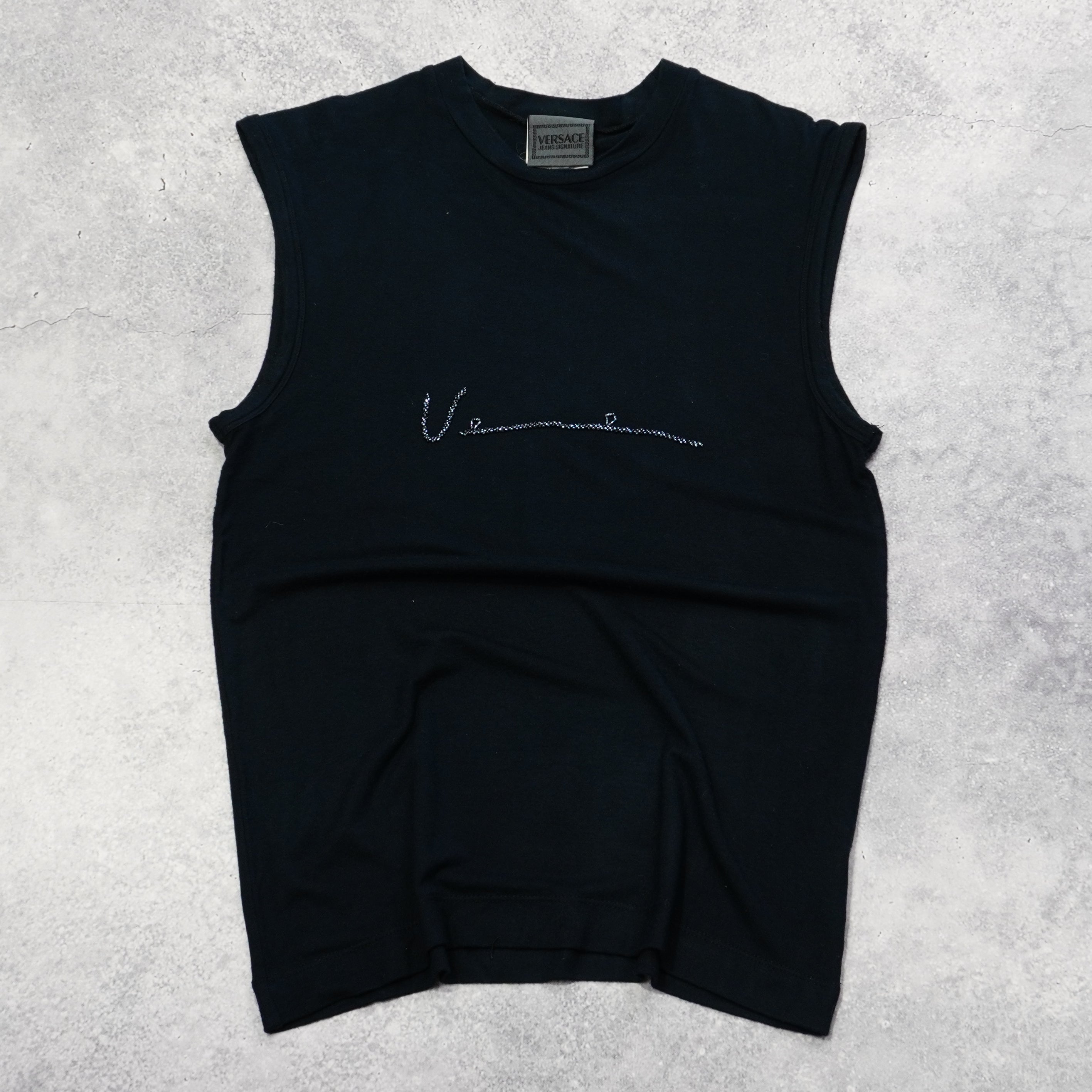 2000s Versace Jeans Signature Tank Top