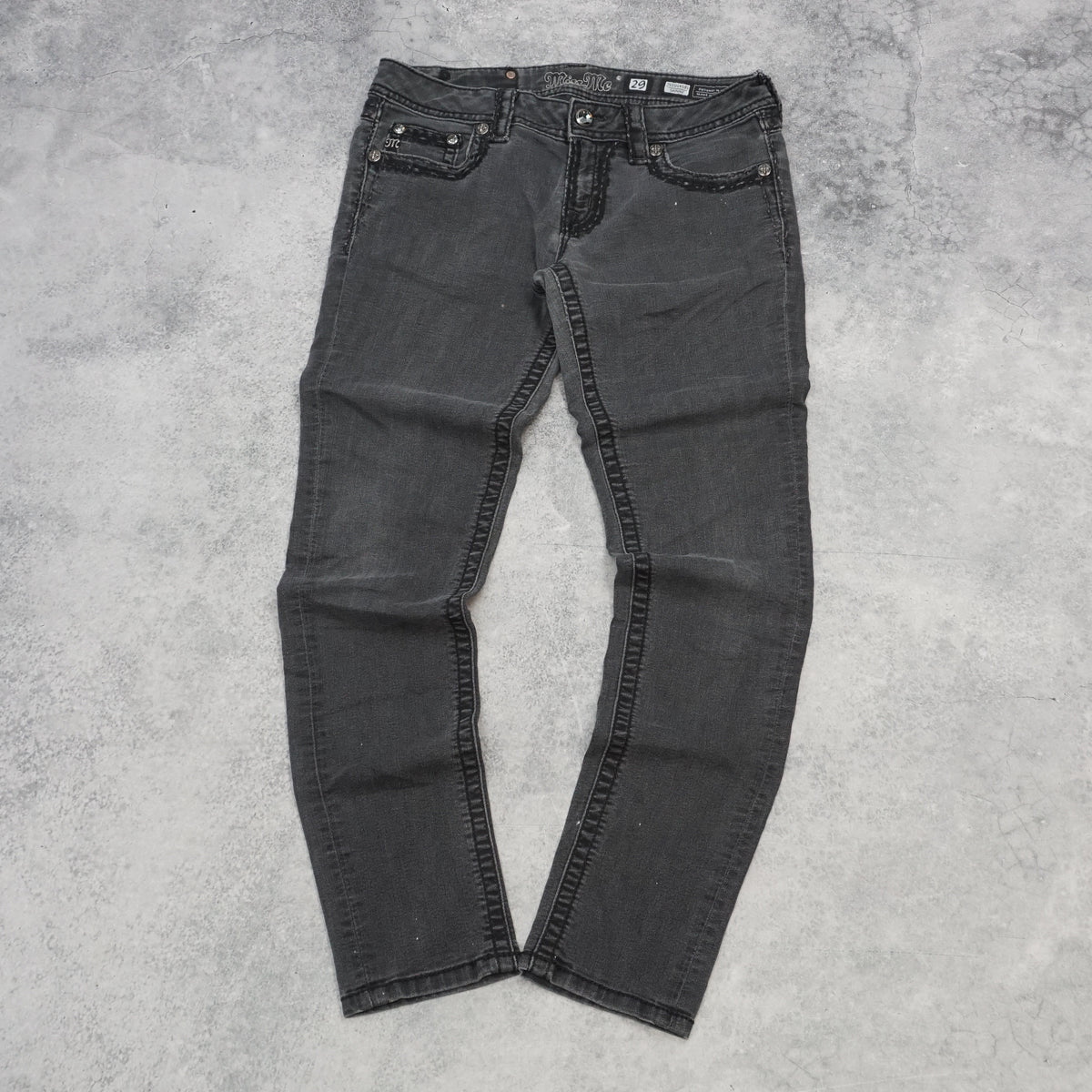 2000s Miss Me Skinny Embellished Jeans
