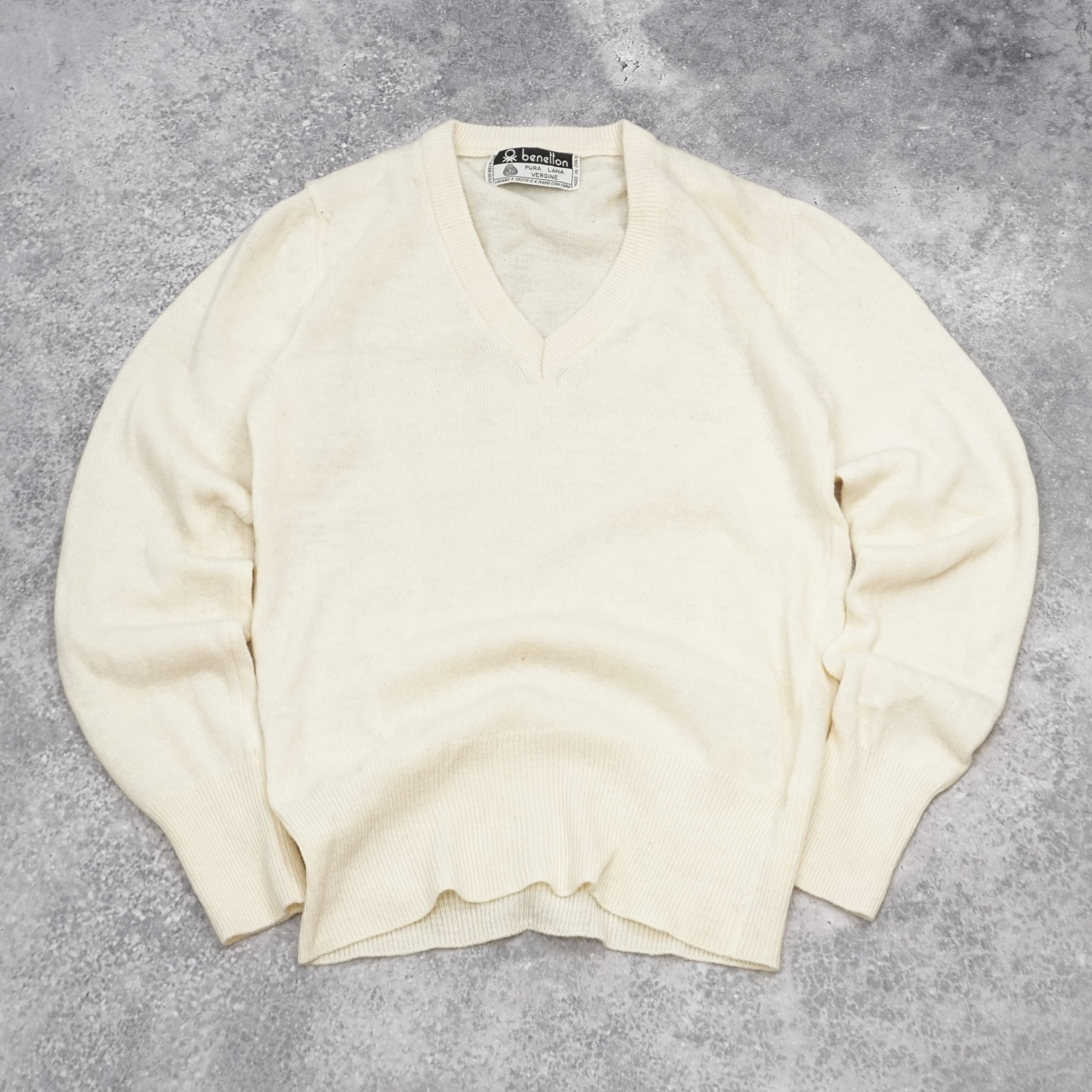 90s Benetton V Neck Knit