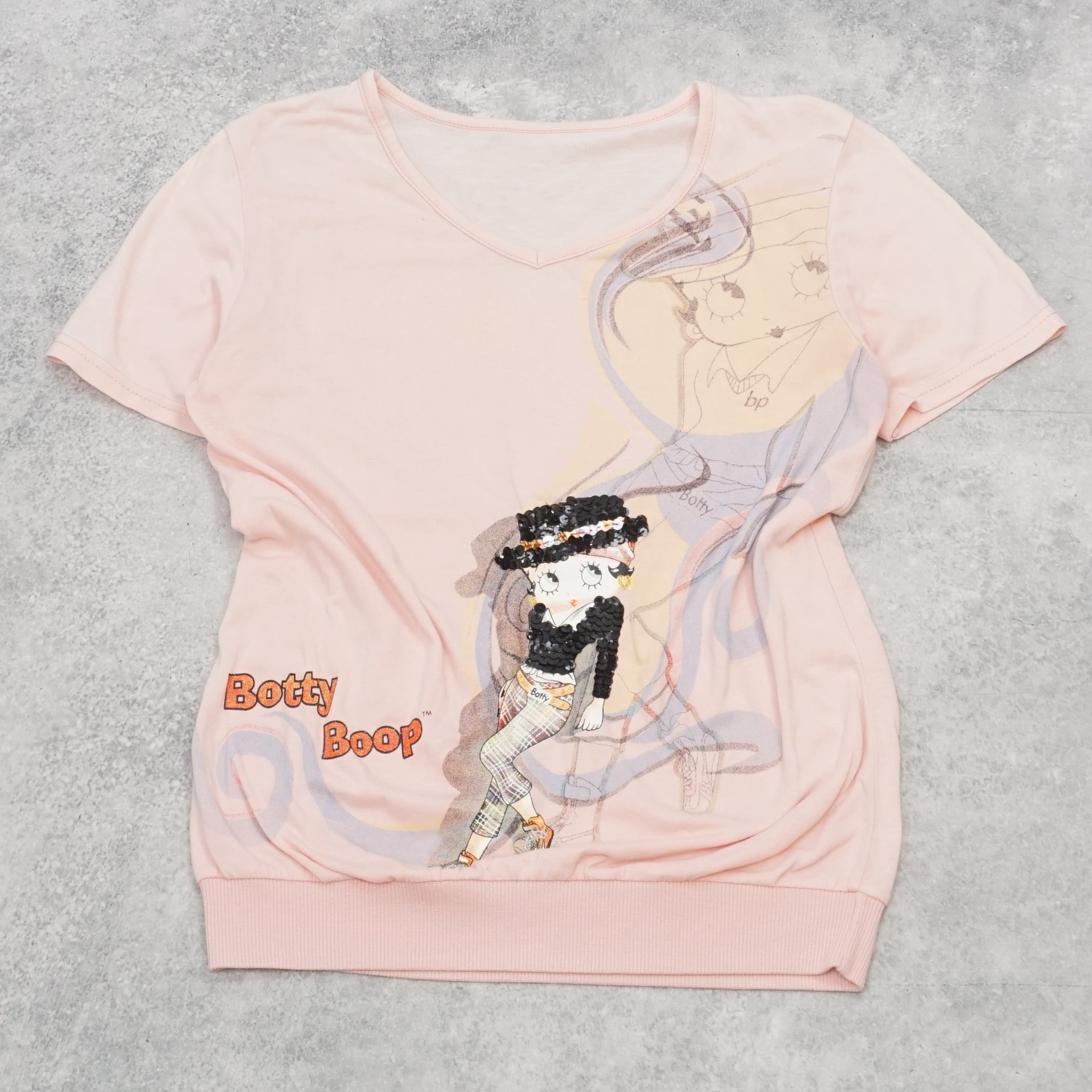 2000s Botty Boop Sequin T-Shirt