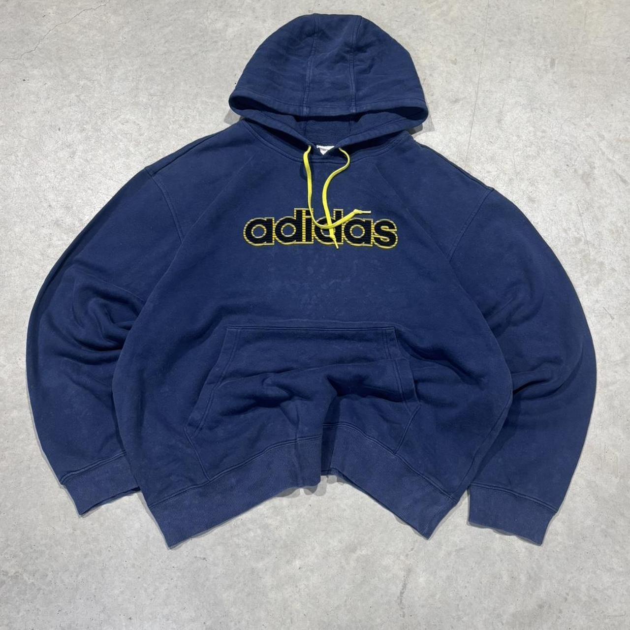 2000s Adidas Oversized Hoodie Sweater