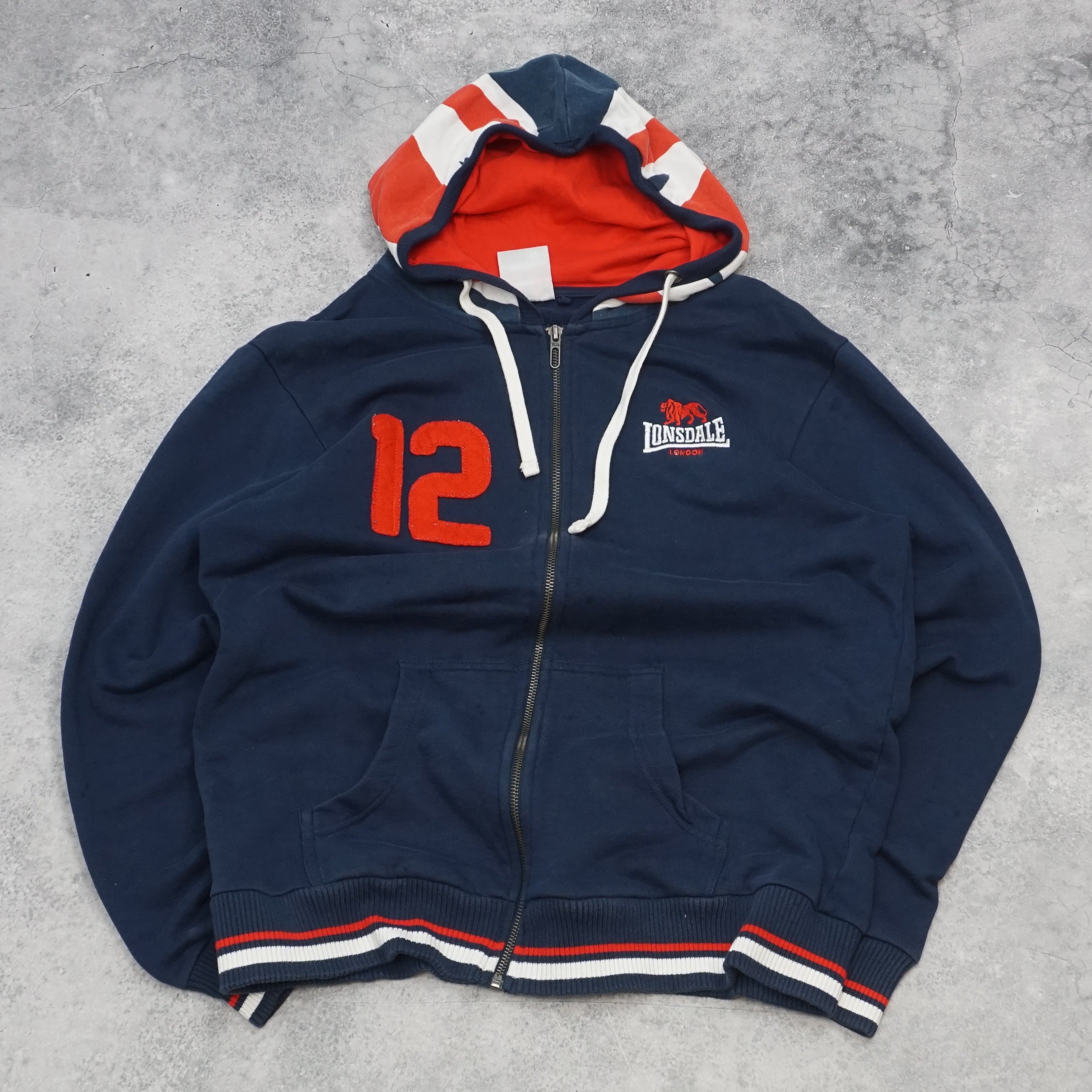 Lonsdale 12 Graphic Hoodie