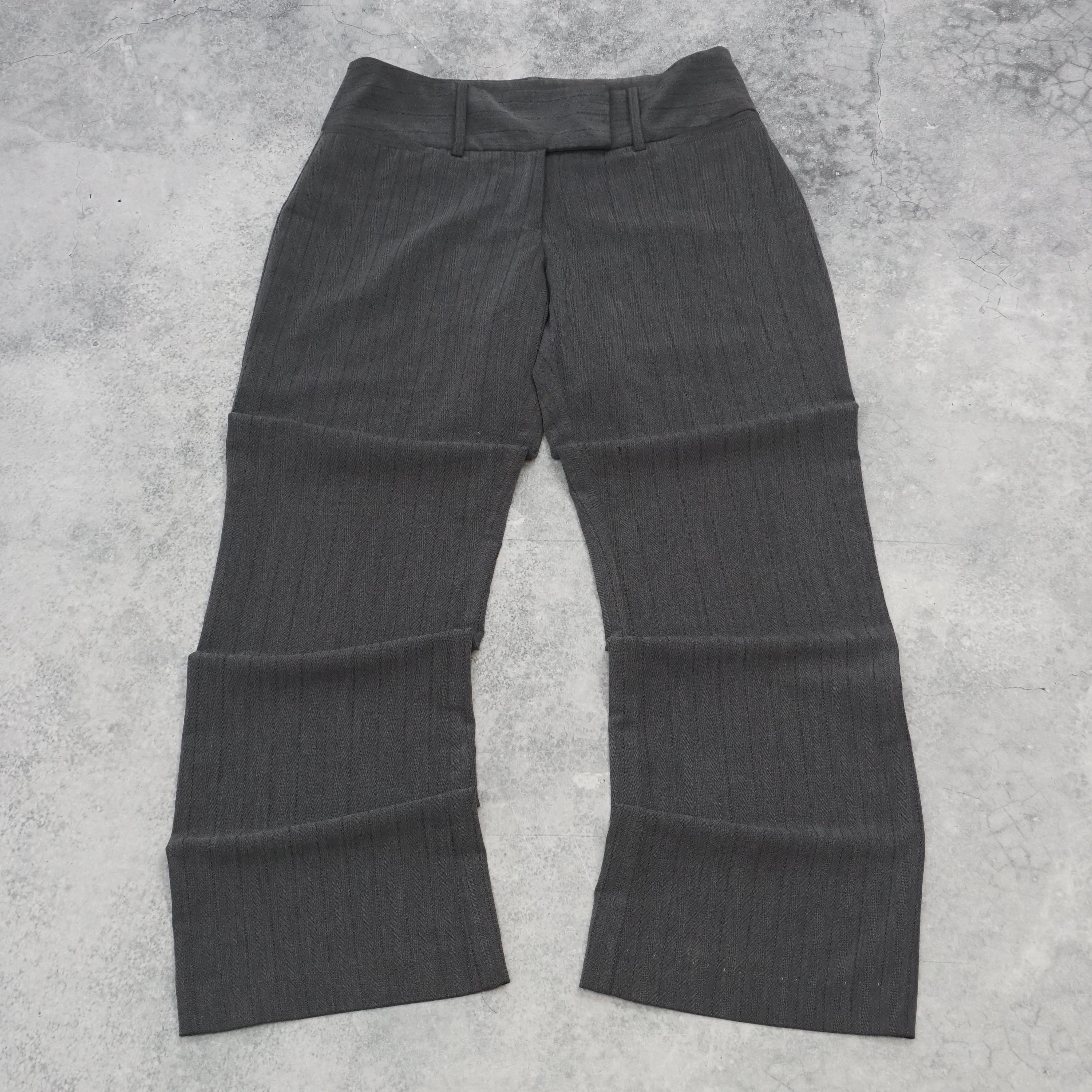 2000s Target Pinstripe Flare Pants