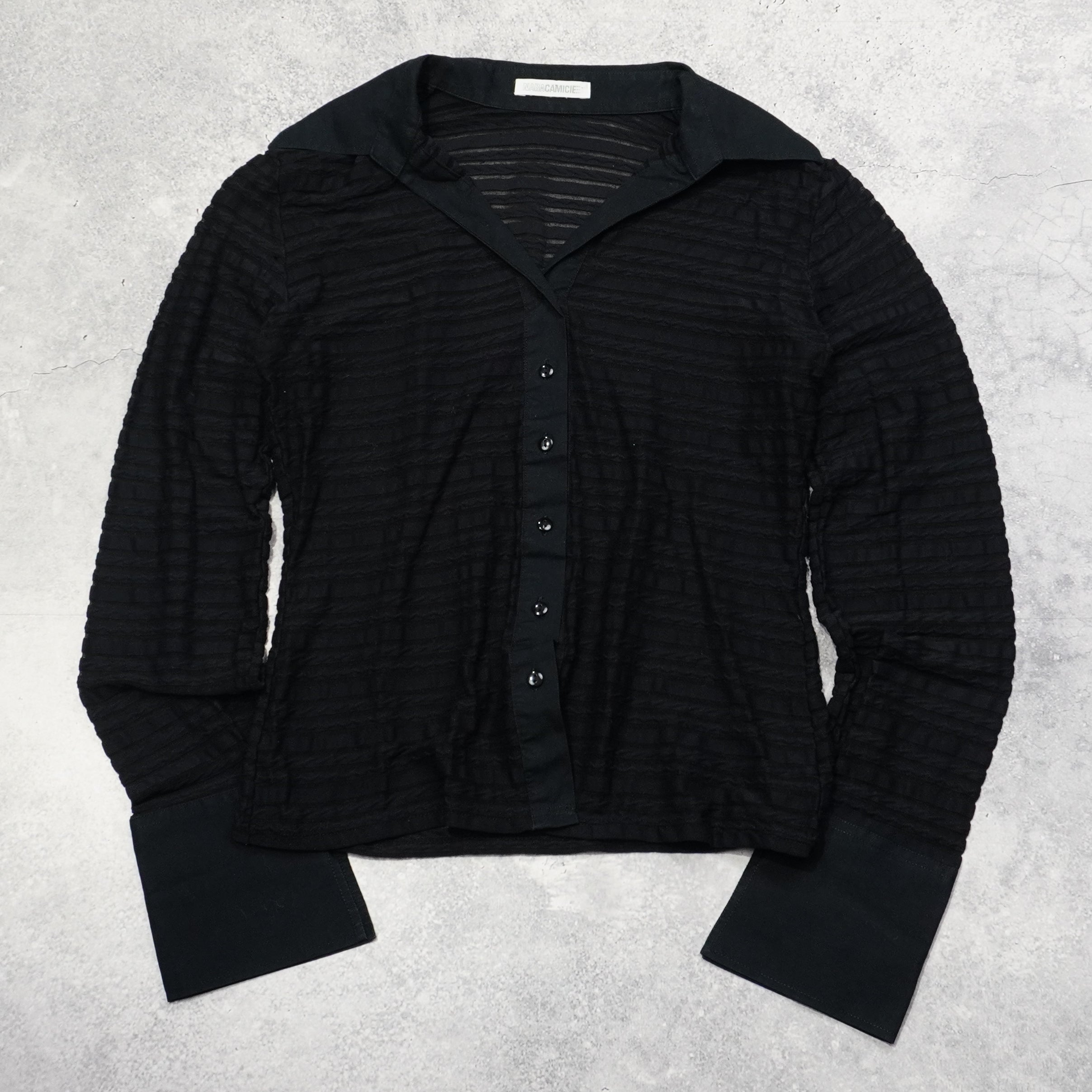 2000s Nara Camicie Textured Button Up