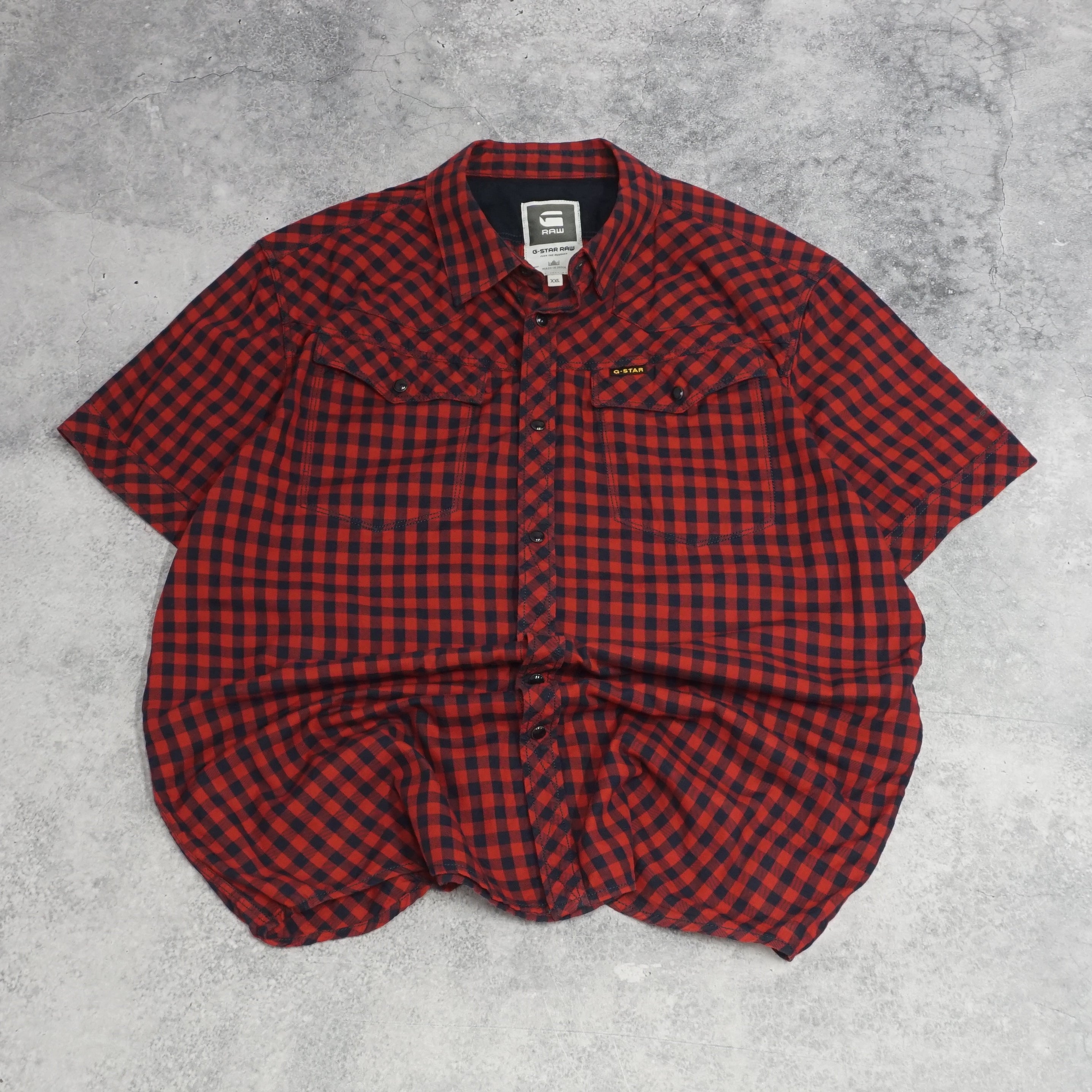 G-Star Raw Short Sleeve Check Shirt