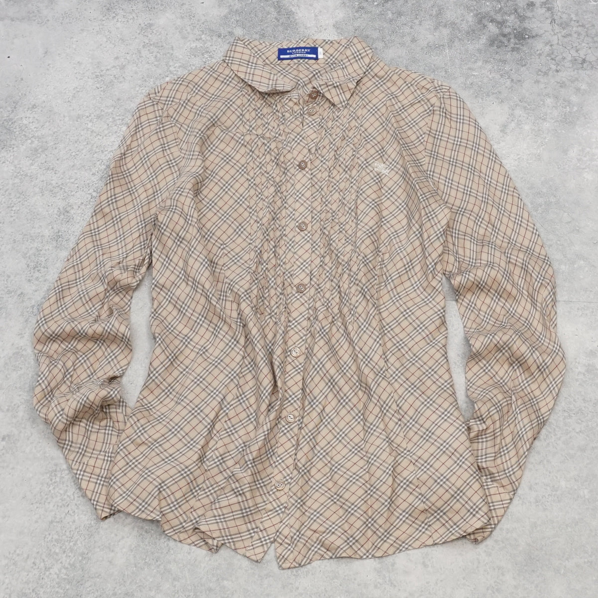 2000s Burberry London Blue Label Nova Check Shirt