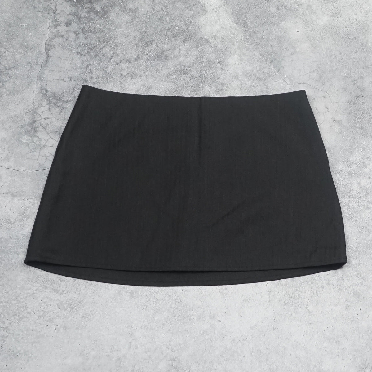 All Is A Gentle Spring Black Stripe  Mini Skirt
