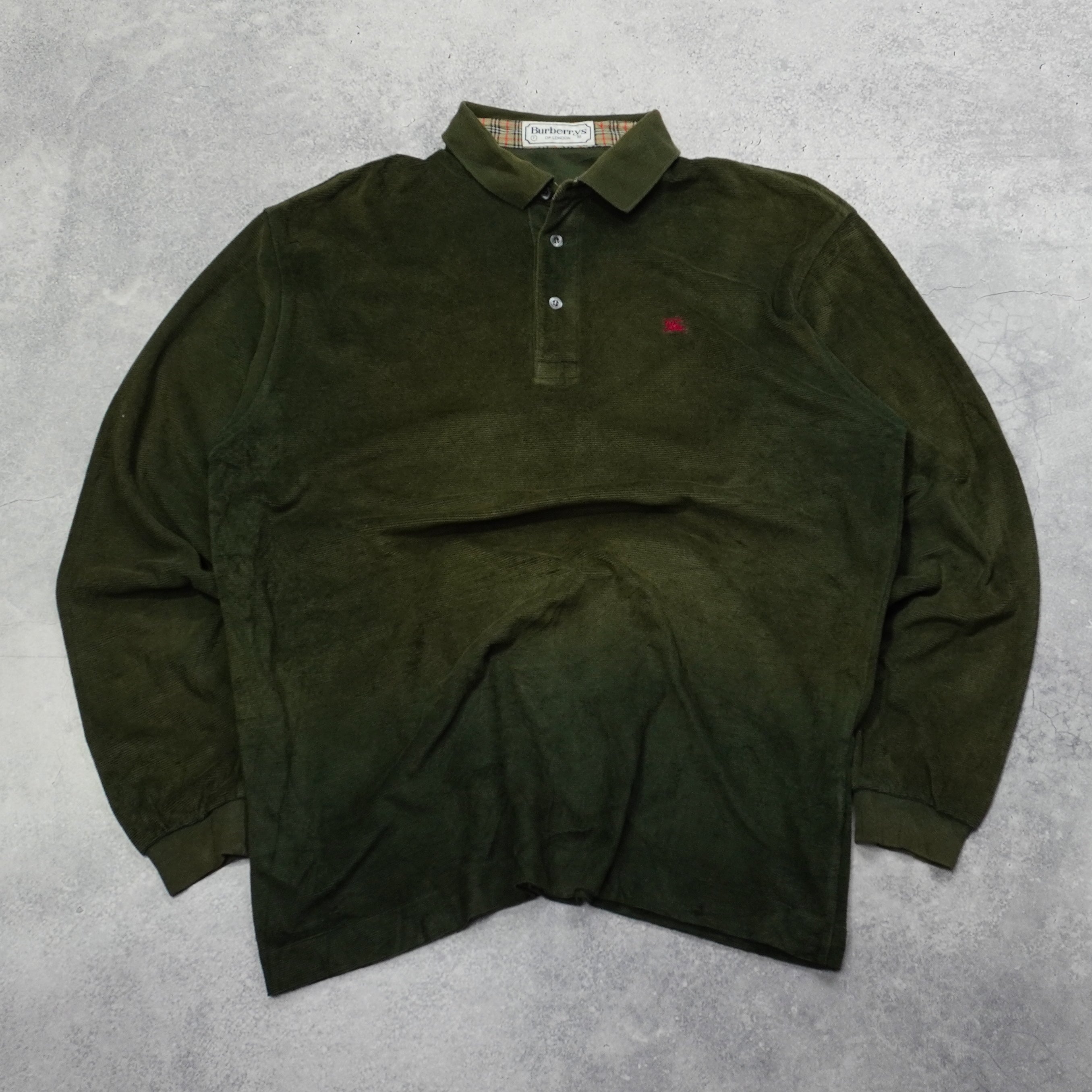 90s Burberrys Long Sleeve Polo