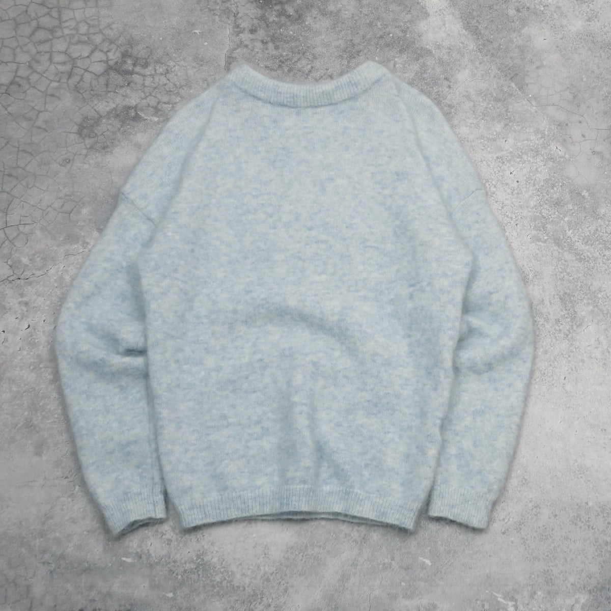 Acne Studios Mohair Blue Knit Sweater