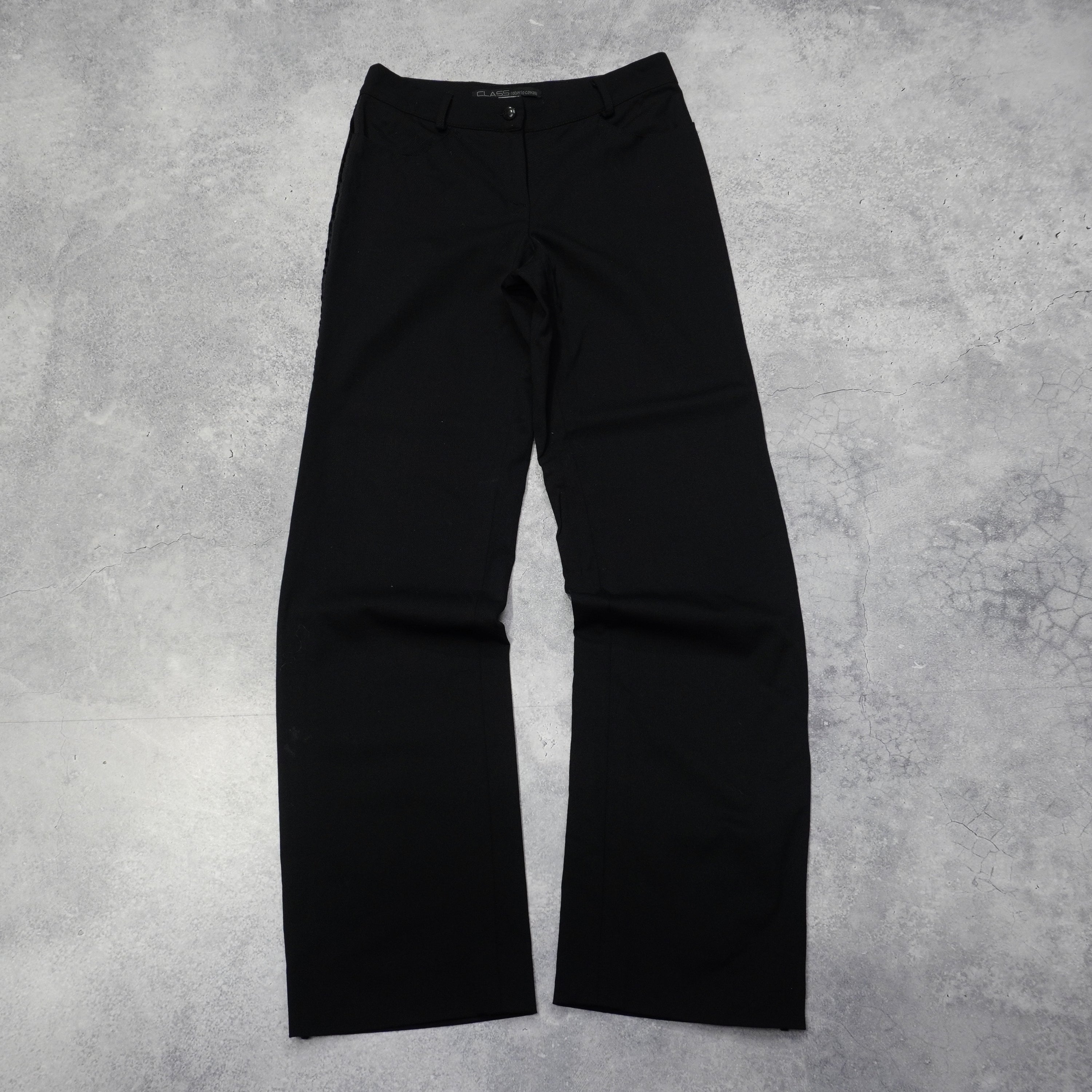 2000s Class Roberto Cavalli Piped Pants