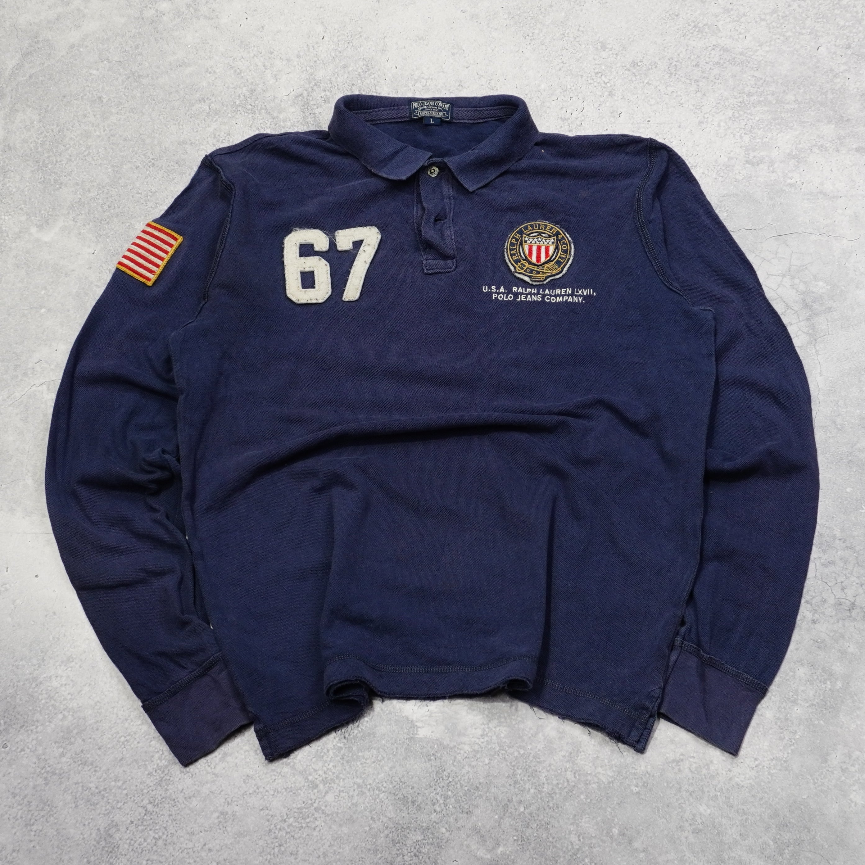 2000s Ralph Lauren Long Sleeve Polo