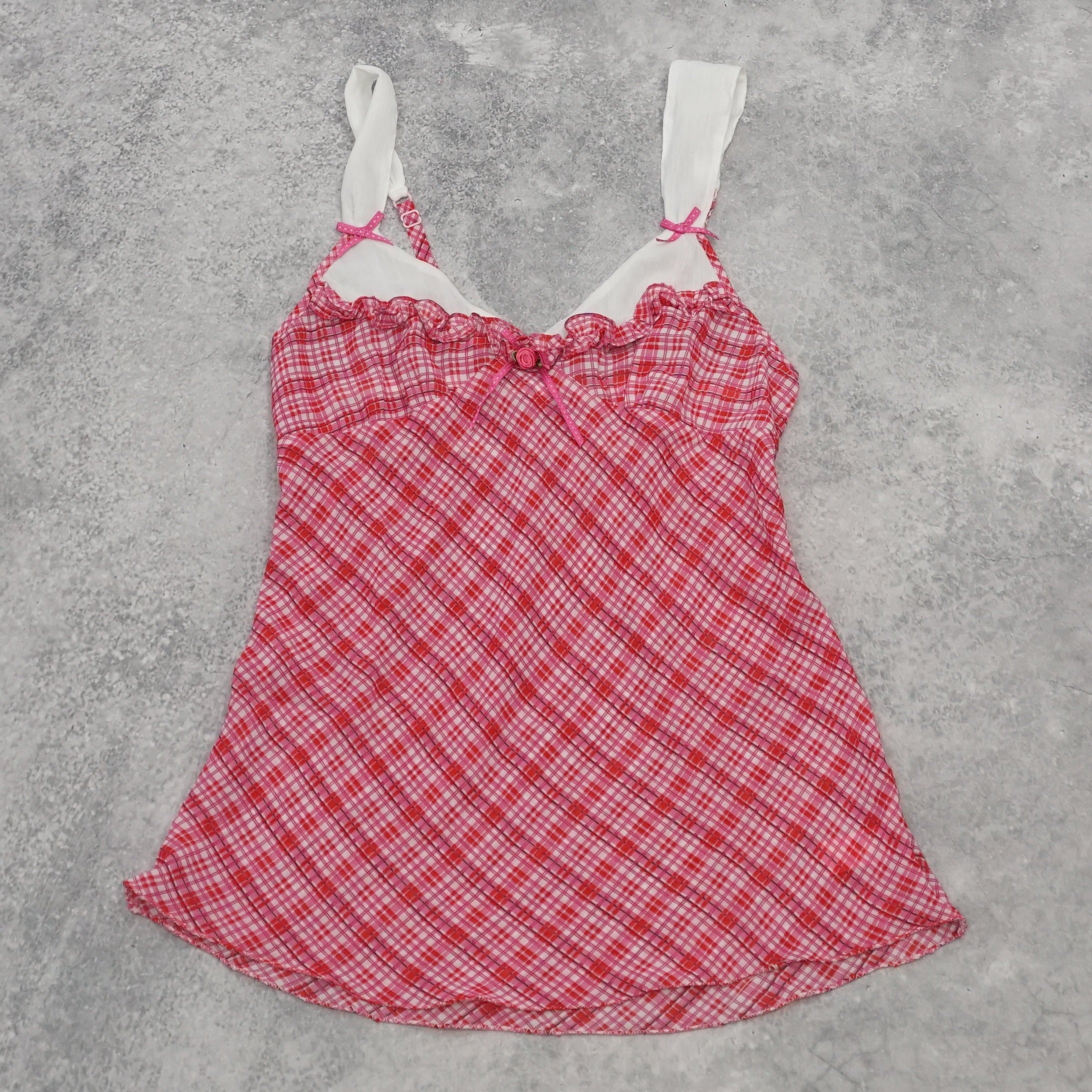 2000s Checkered Cami