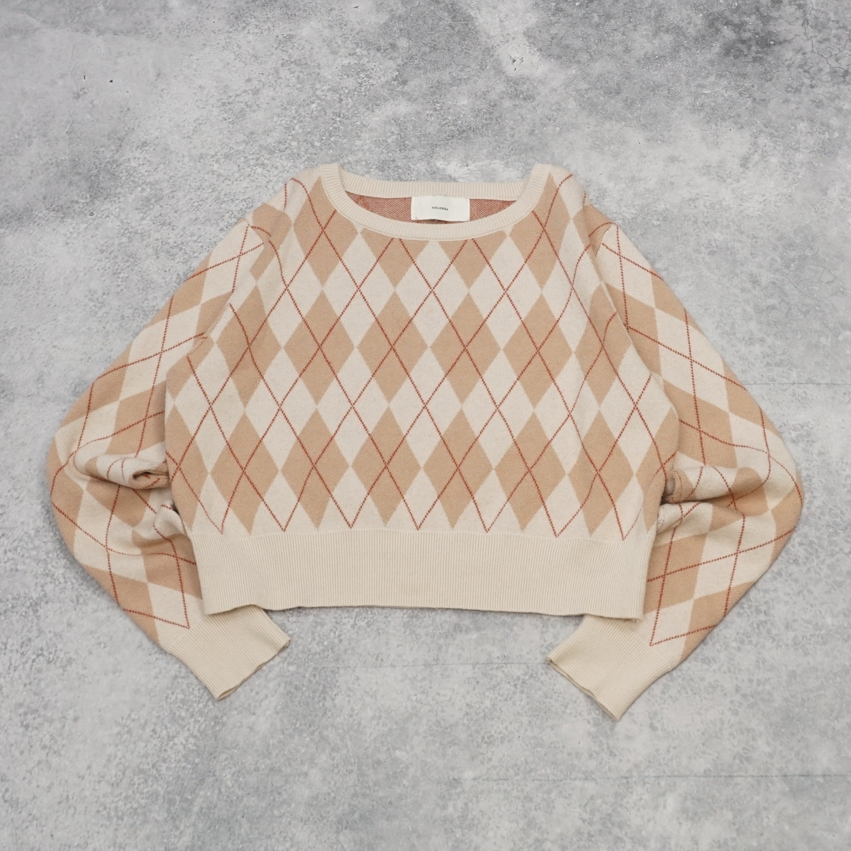 Molorda Argyle Patterned Knit