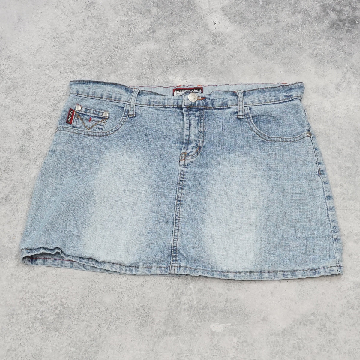 2000s Soaring Eagle Low Rise Skirt Denim