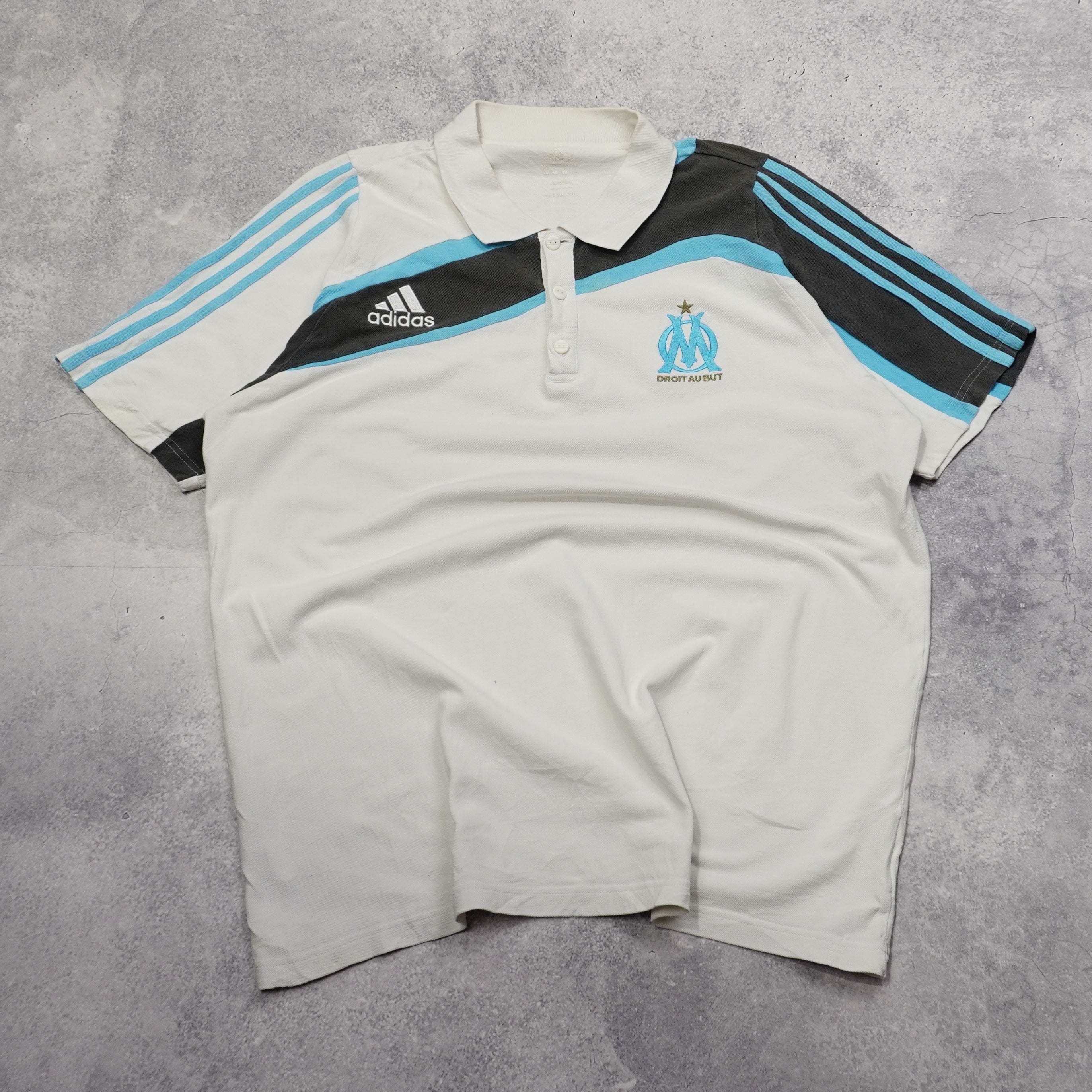 2000s Adidas Olympique Marseille Polo