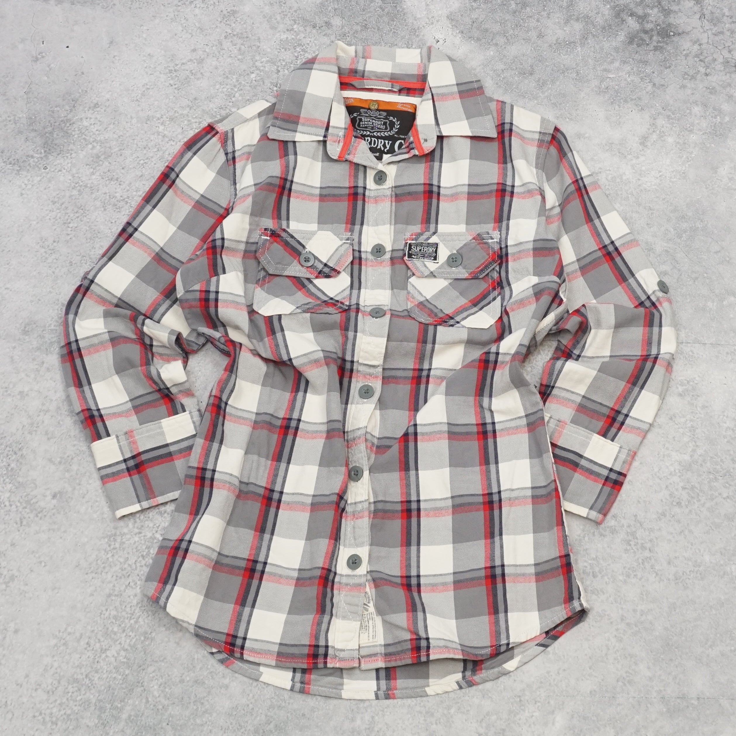 2000s Superdry Plaid Flannel Shirt