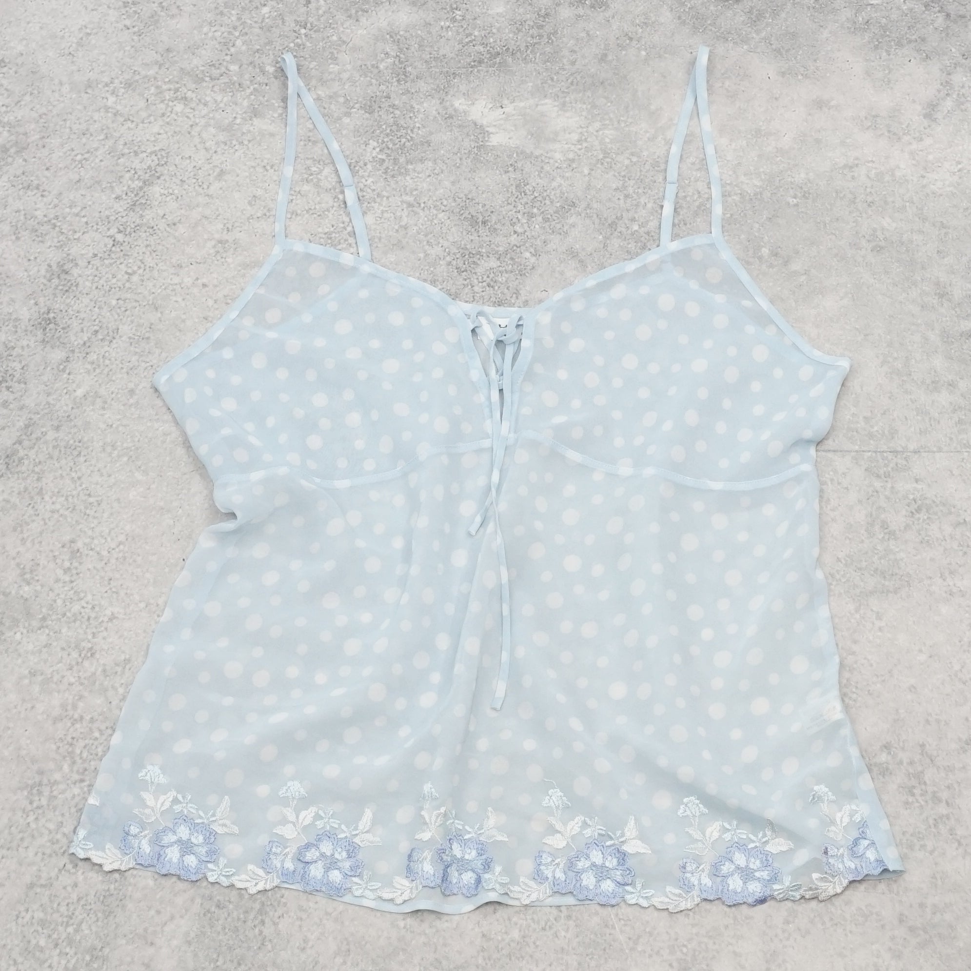 2000s Hayan Nukkim Polka Dot Cami Top
