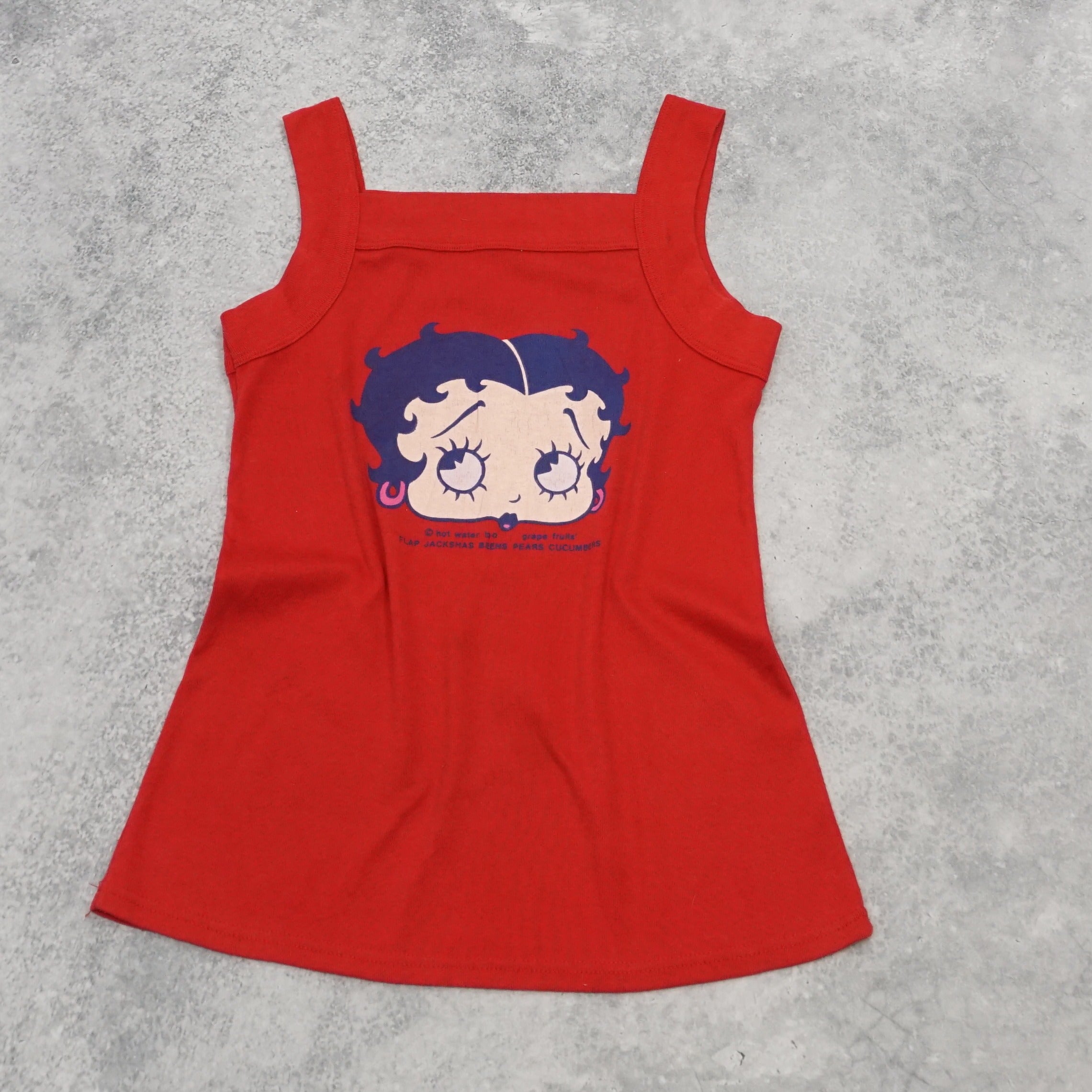 2000s Betty Boop Graphic Tank Top