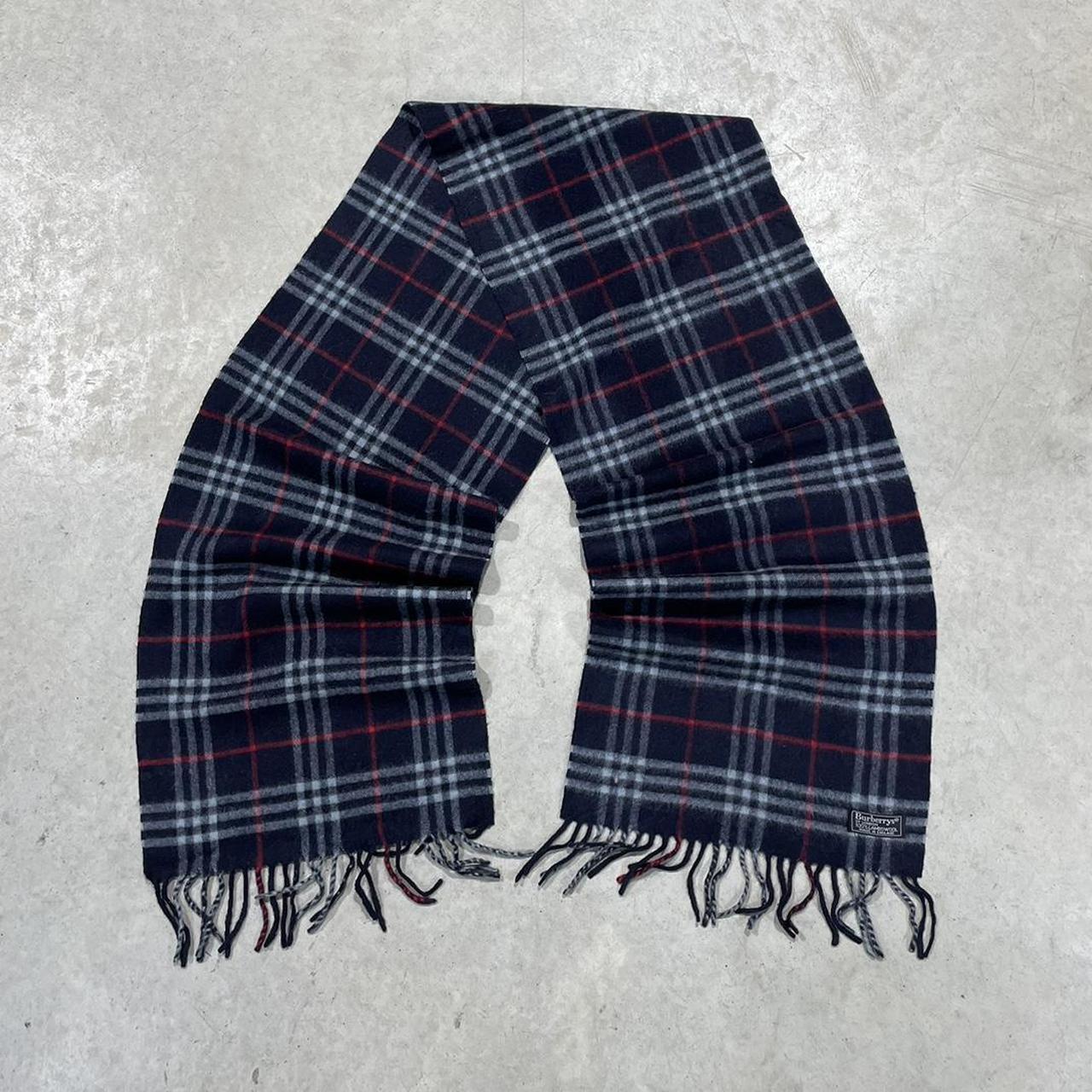 90s Burberrys Plaid Scarf