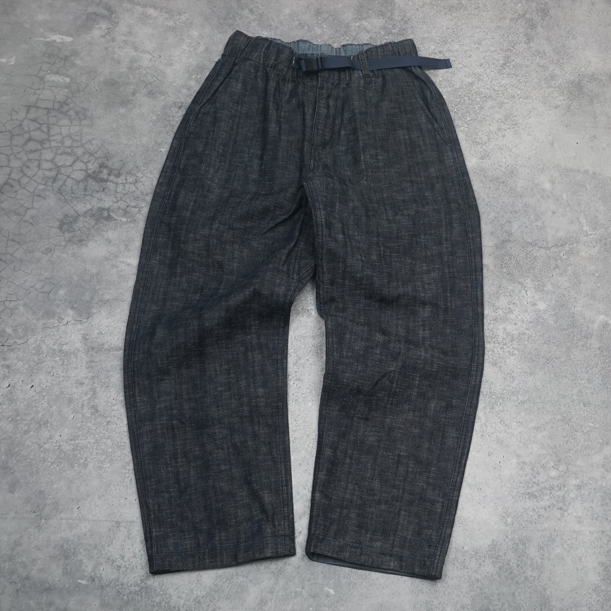 The North Face Purple Label Denim Belted Wide Leg Pants
