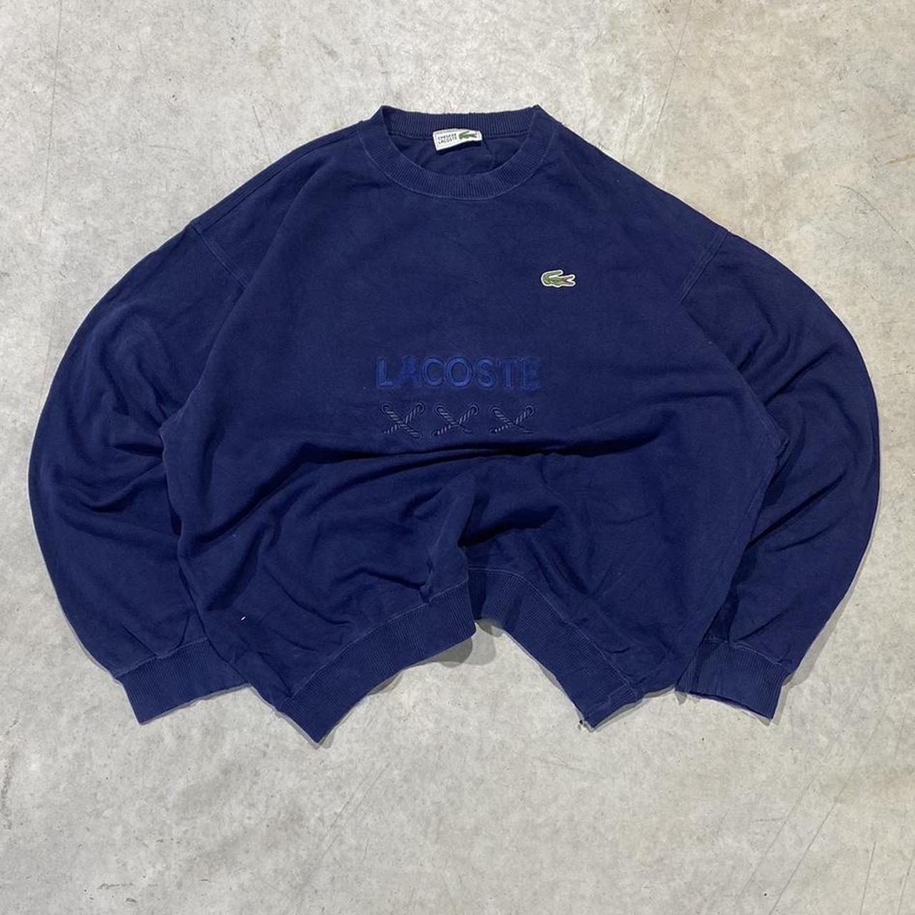 90s Lacoste Oversized Crewneck Sweater