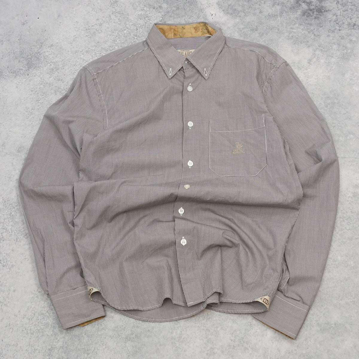 2000s Alviero Martini Gingham Shirt