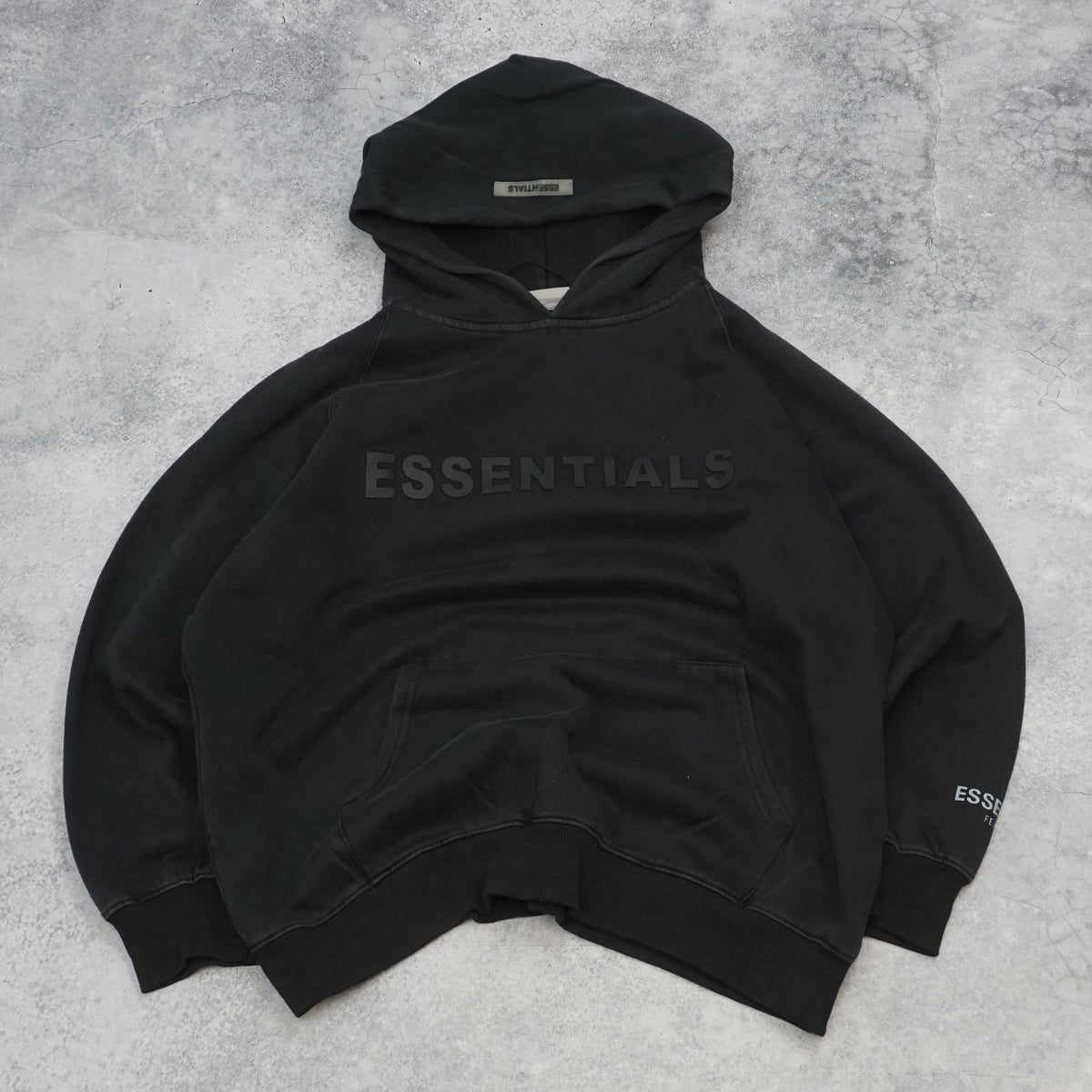 Fear Of God Essentials Black Hoodie