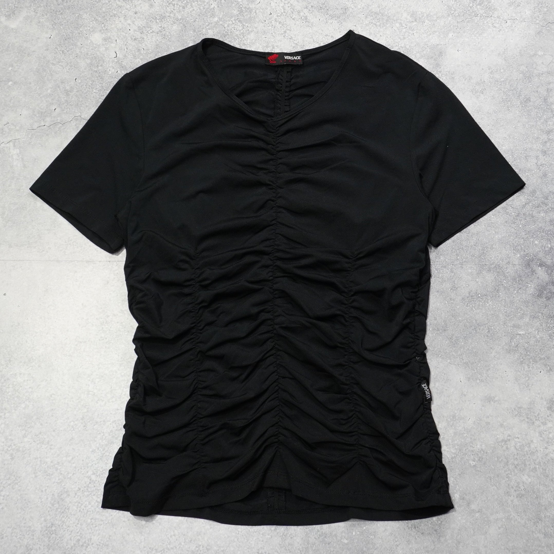 2000s Versace Rouched Top