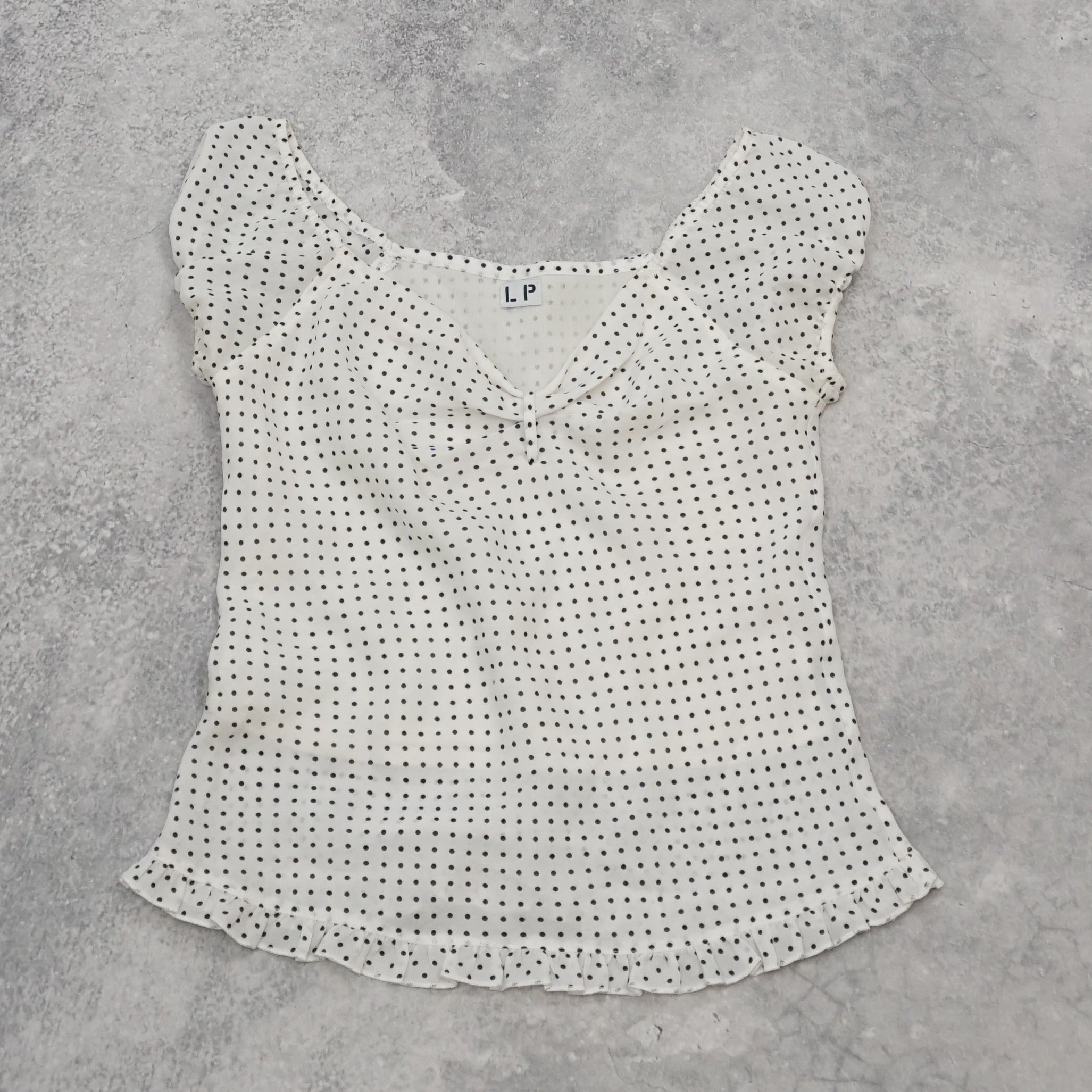 L.P. Polka Dot Top
