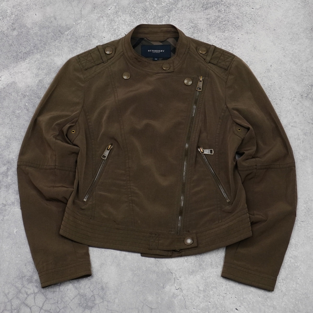 2000s Burberry London Moto Jacket