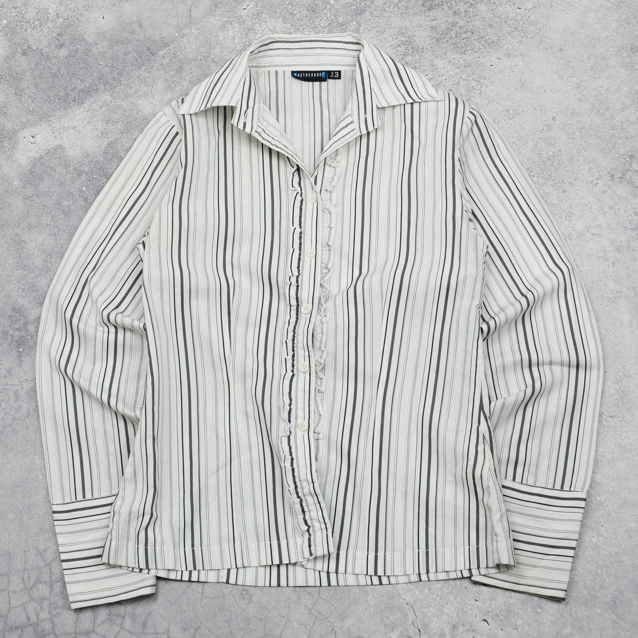 Brotherhood Ruffle Button Up