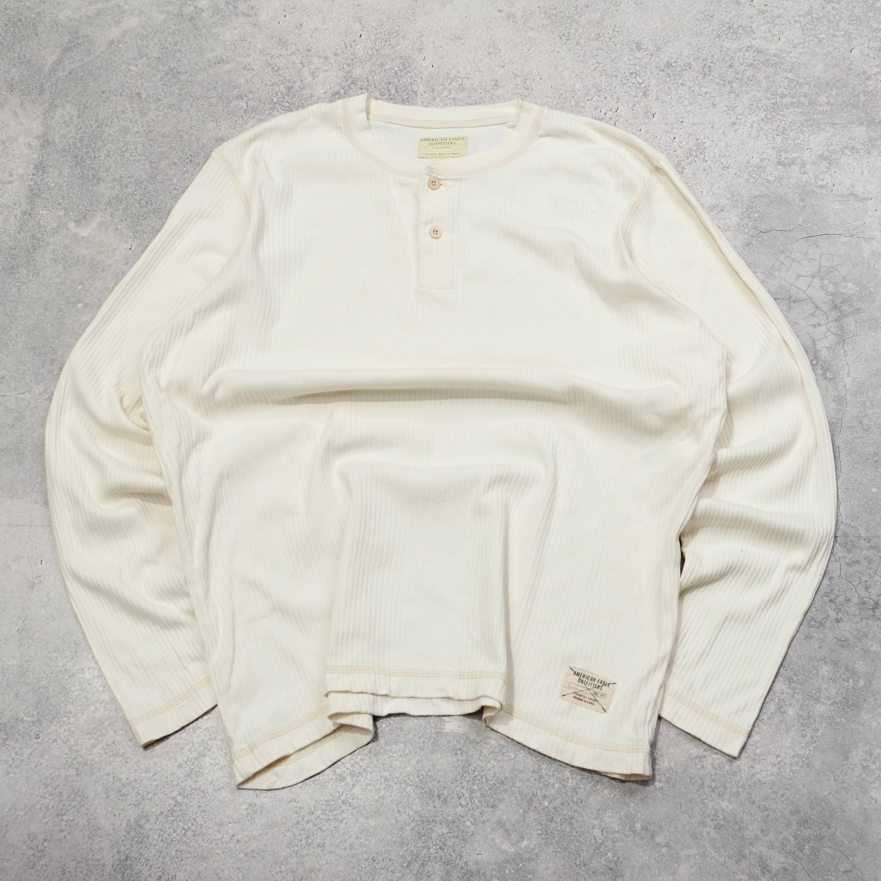American Eagle Outfitters Henley Long Sleeve T-Shirt