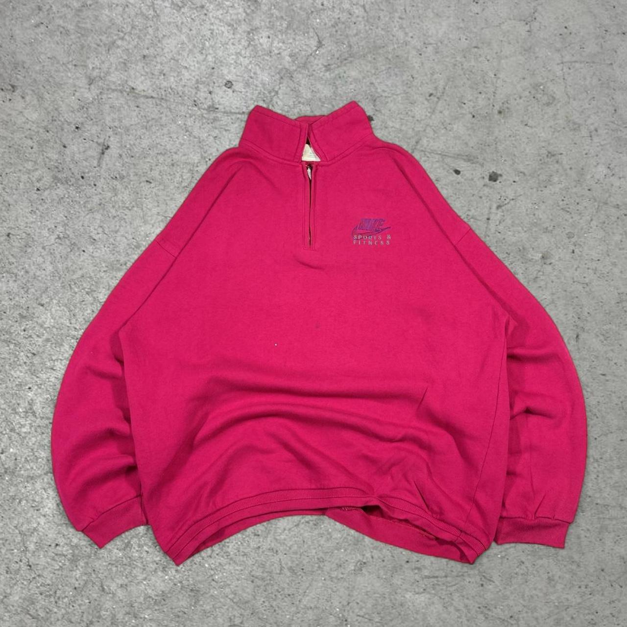 2000s Nike Oversized Quarter Zip Hoodie