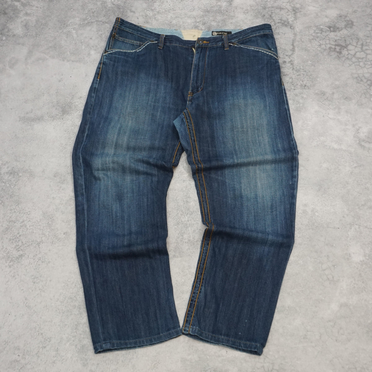 2000s Sean John Baggy Embroidered Jeans