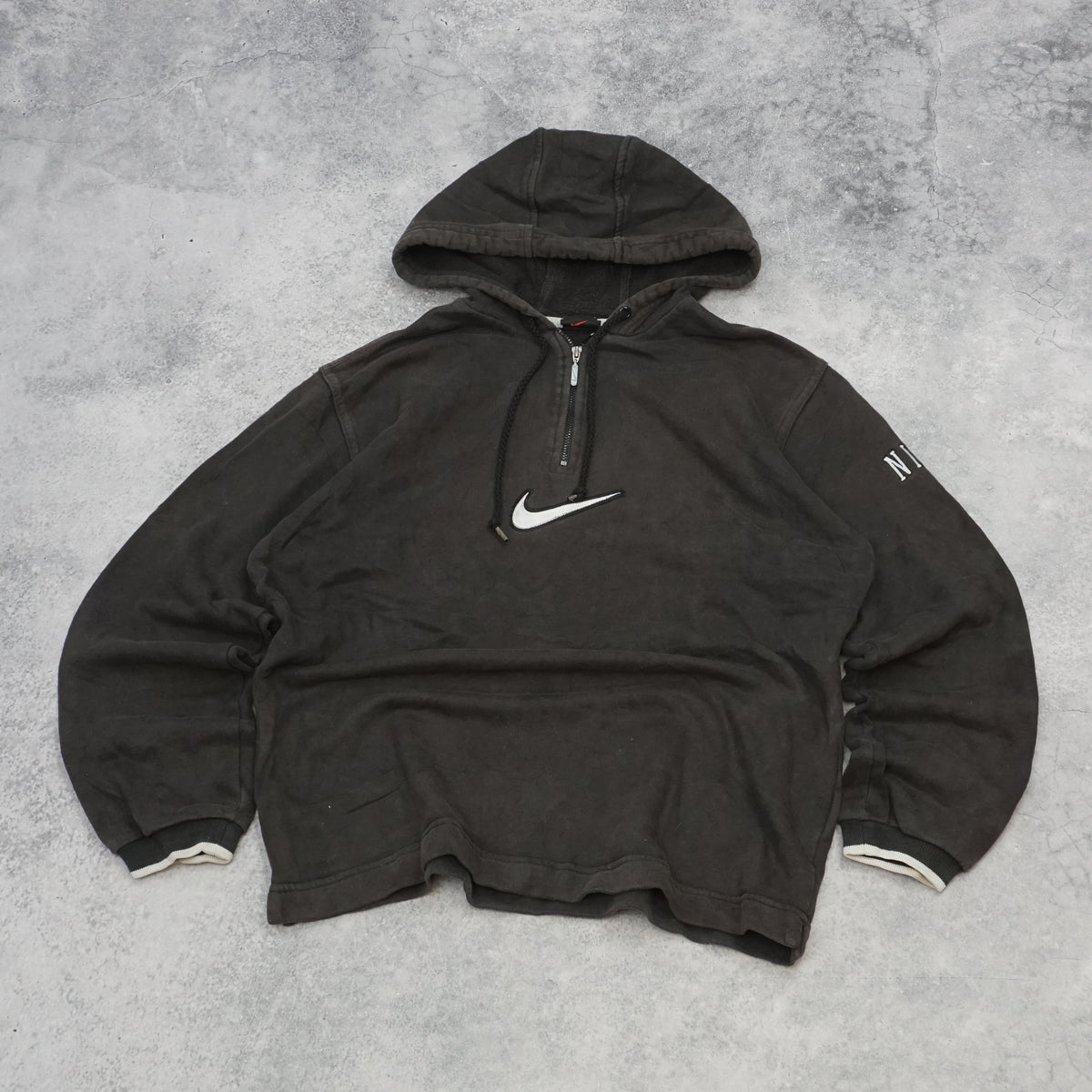2000s Nike Quarter Zip Swoosh Hoodie