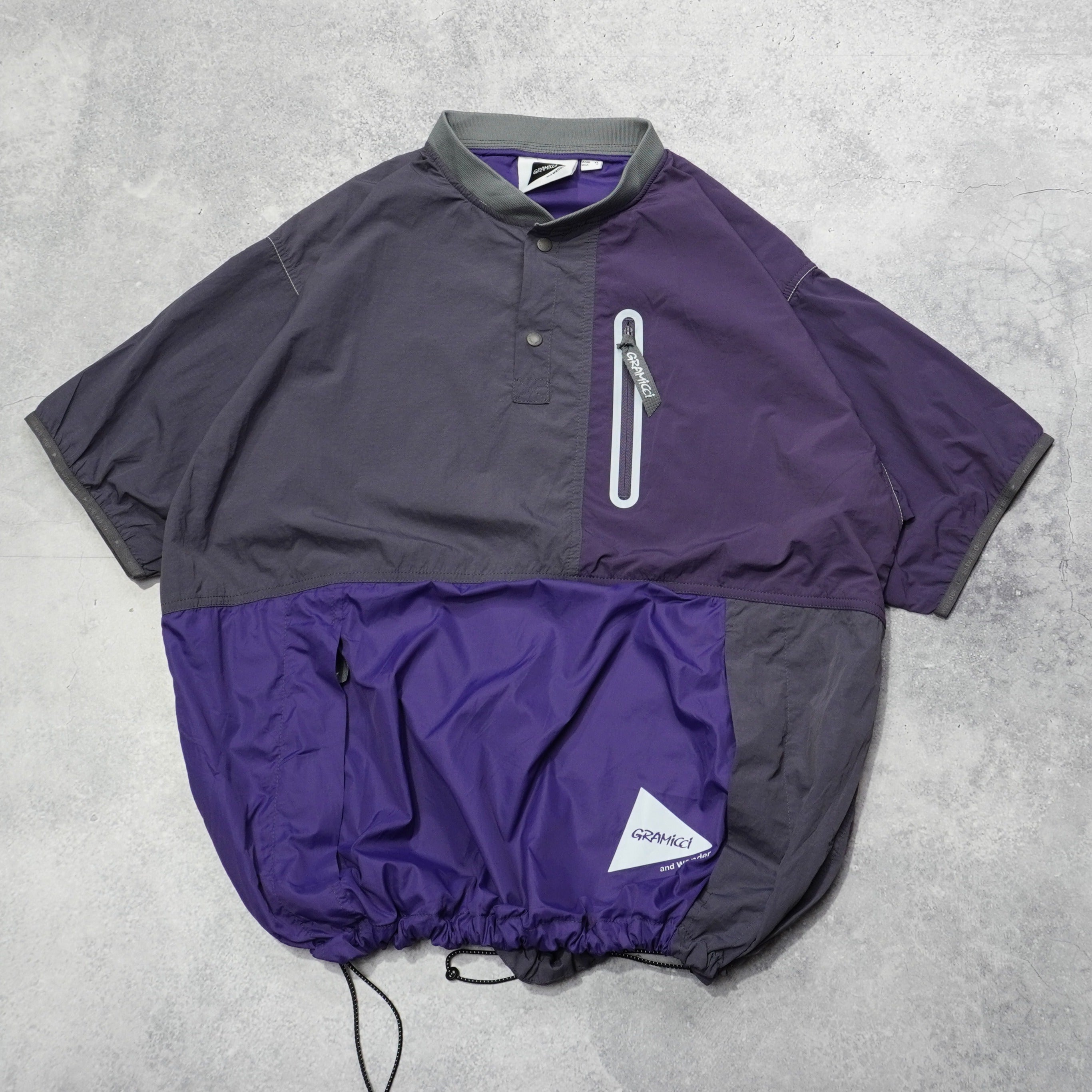 Gramicci x and wander Short Sleeve Windbreaker